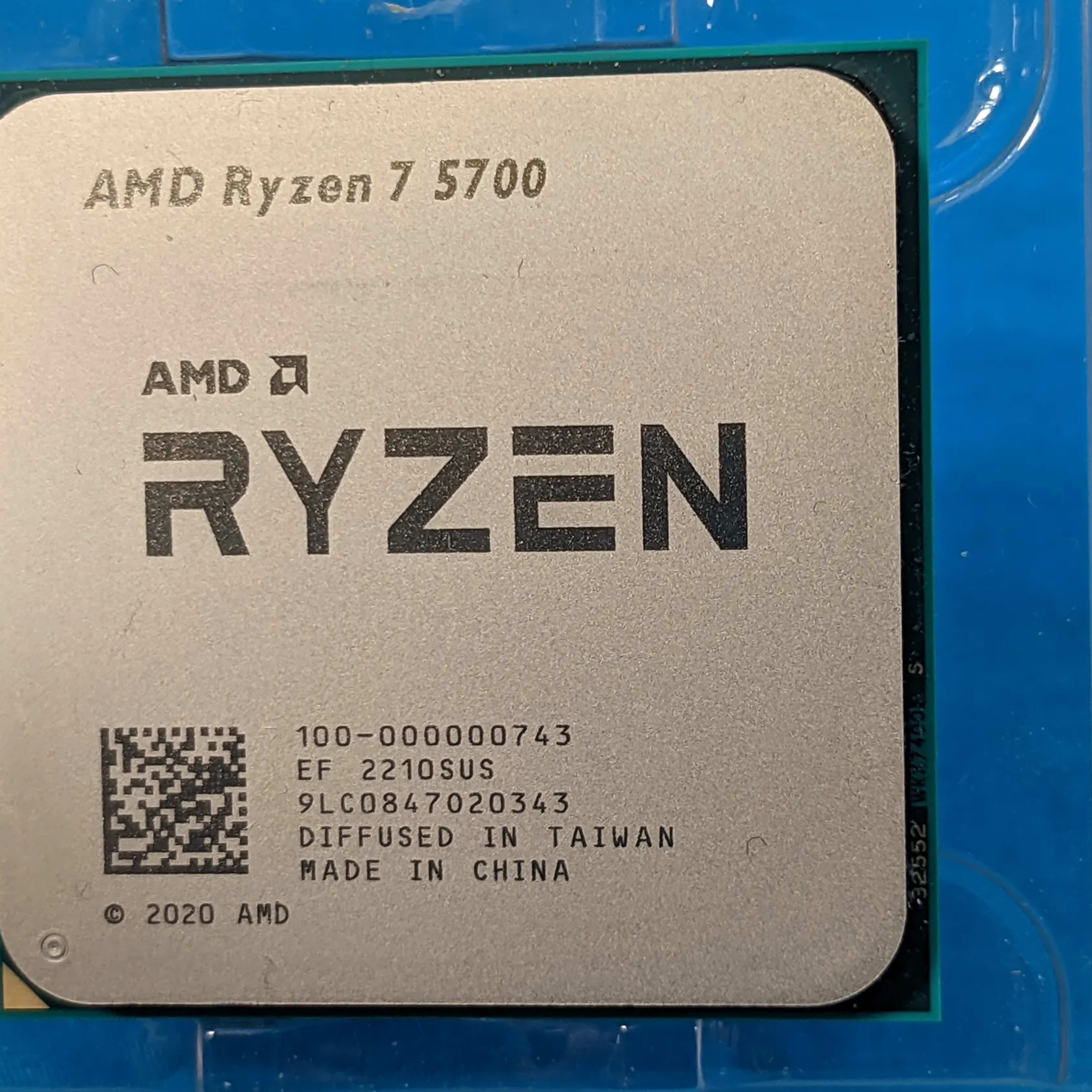 AMD Ryzen 7 5700 4.6GHz Socket AM4 8-Core 16-Thread 16MB Desktop CPU 100-000000743