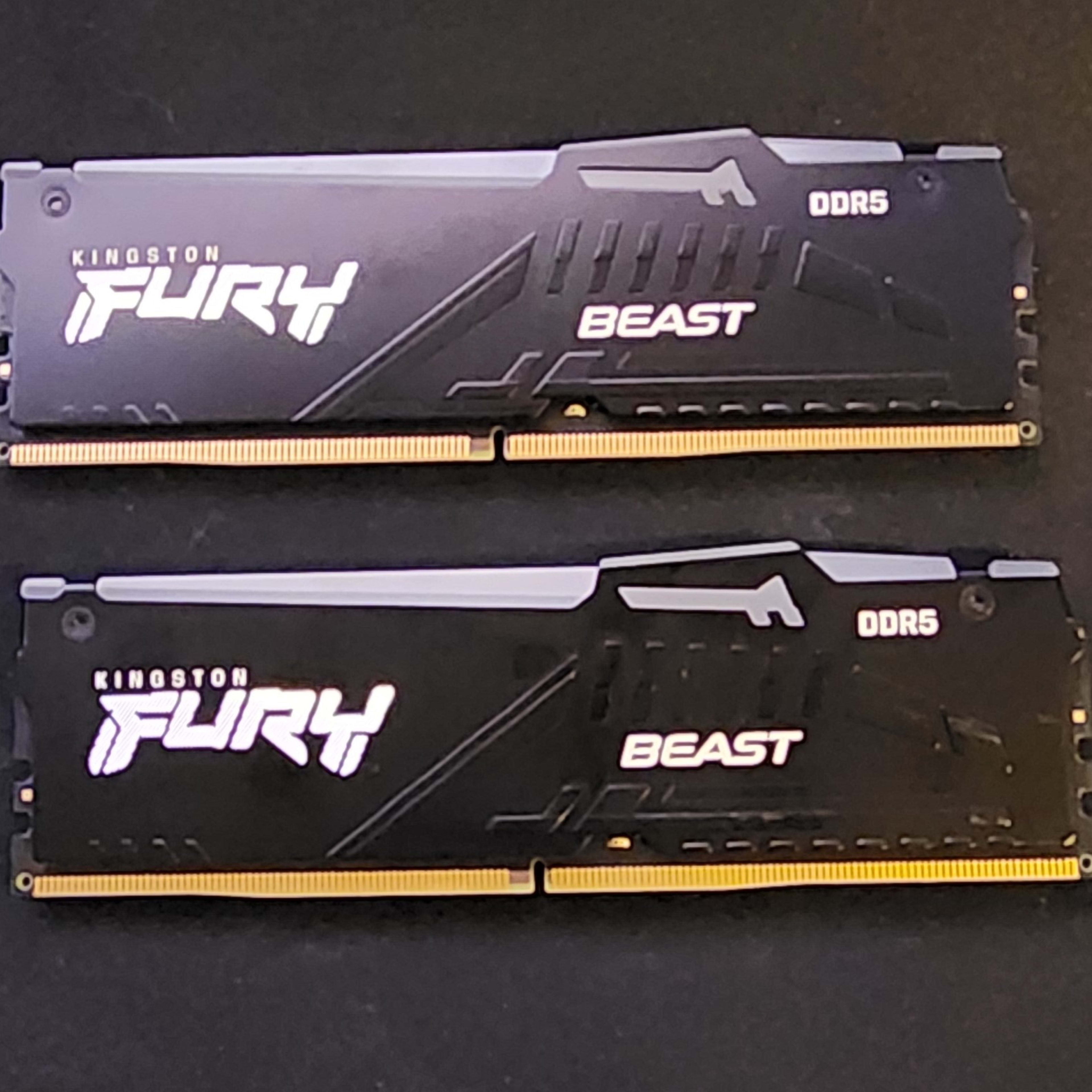 Kingston Fury Beast RGB 32GB (2x16GB) 6000MT/s DDR5
