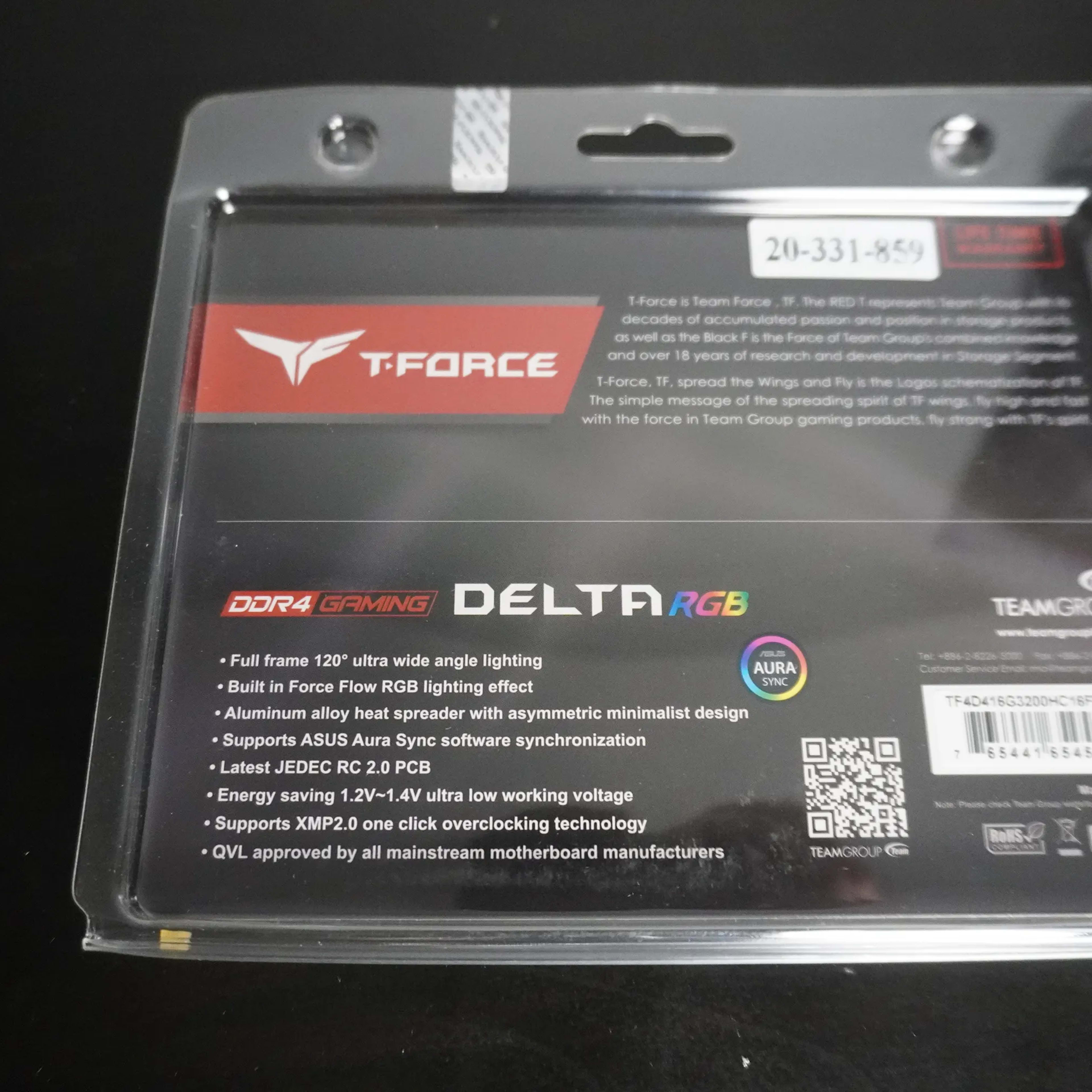 Team T-Force Delta RGB 16GB DDR4 3200 (White)