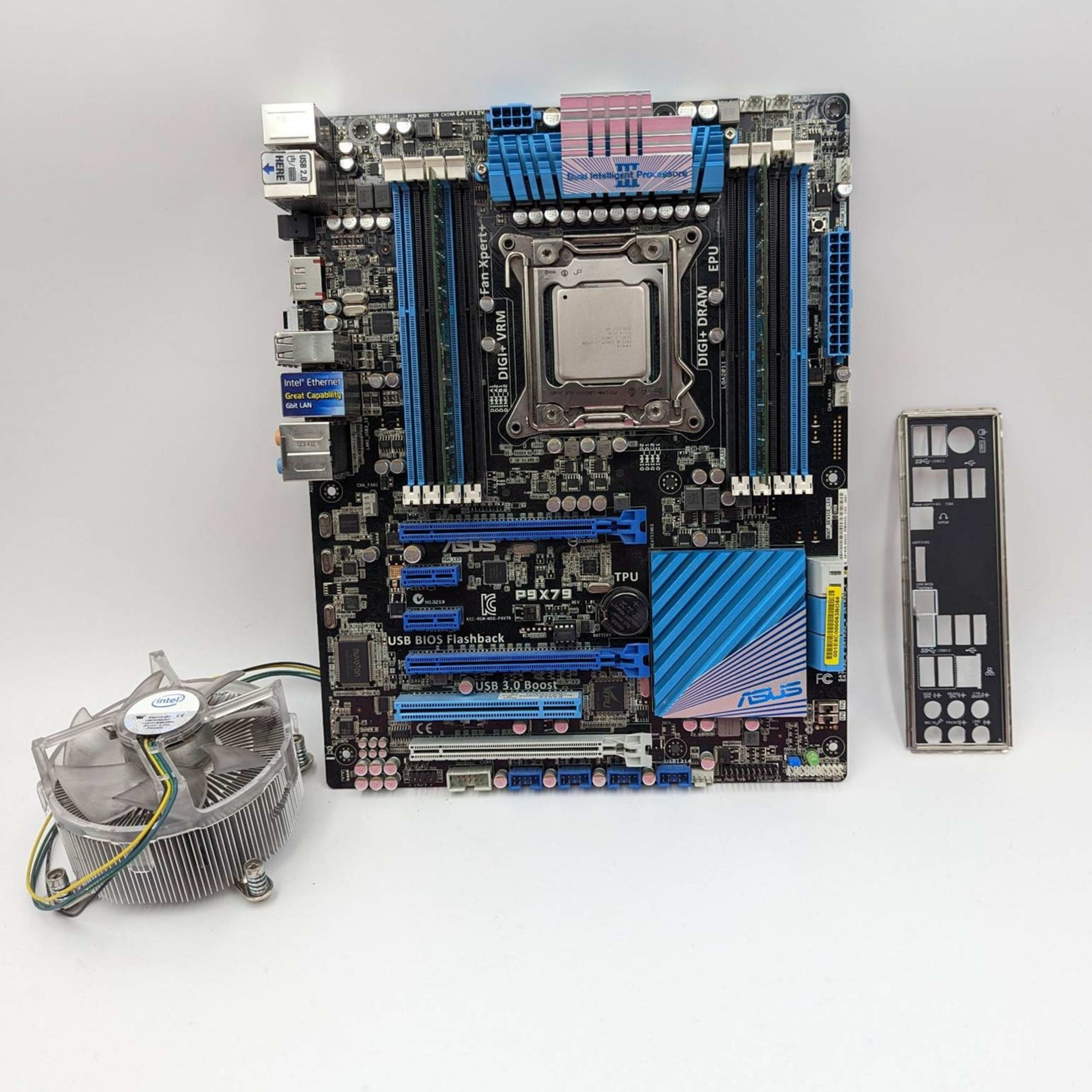 Asus P9X79-WS Motherboard Kit with i7-4930k and 16gb ram