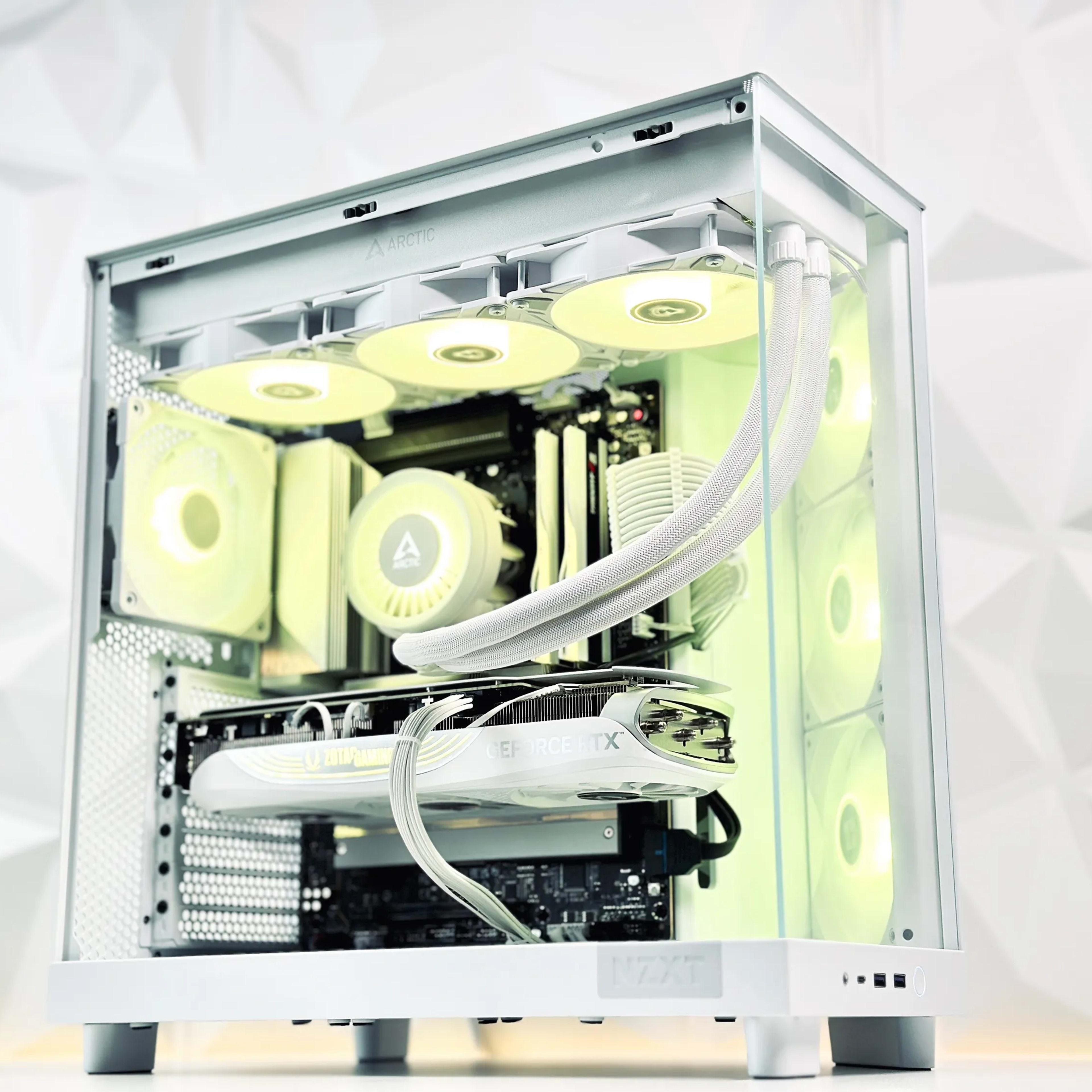 👽💚Liquid Cooled Gaming PC Nvidia⚪RTX 4070 Ti 12GB⚪Intel