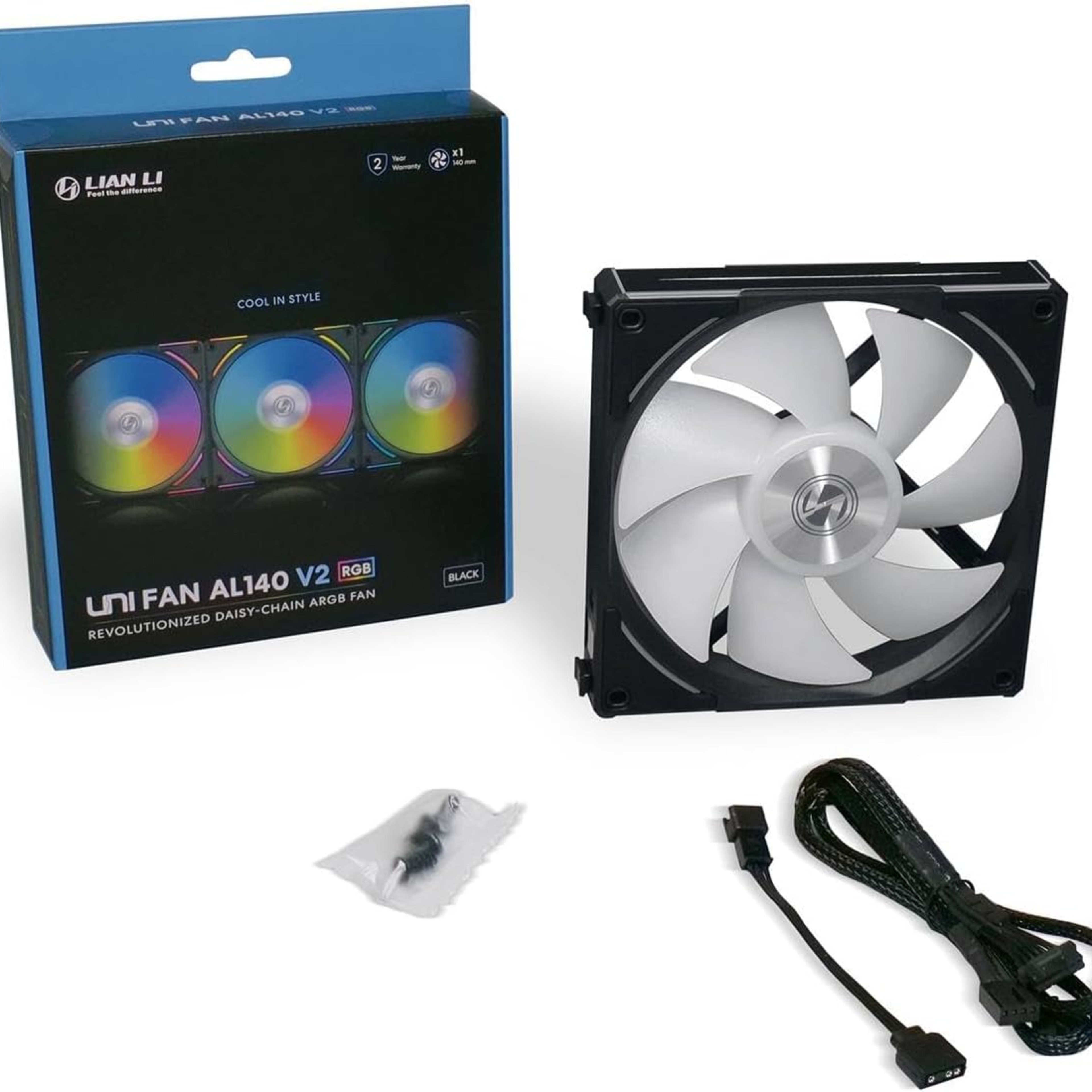 Lian Li AL140 V2 RGB Fan New in sealed box