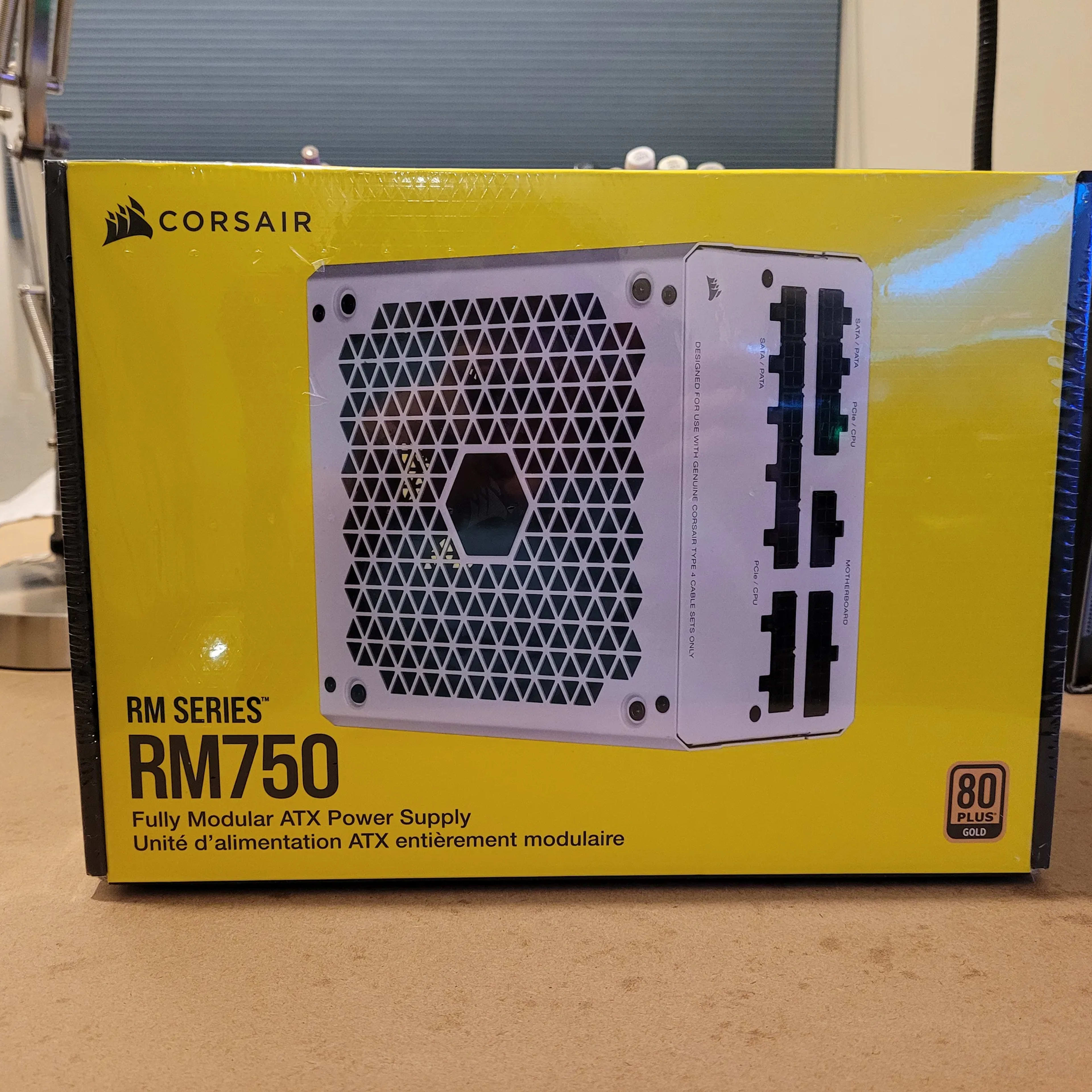 Corsair RM750 W 80+ Gold Certified Fully Modular ATX Power Supply (NEW UNOPENED)