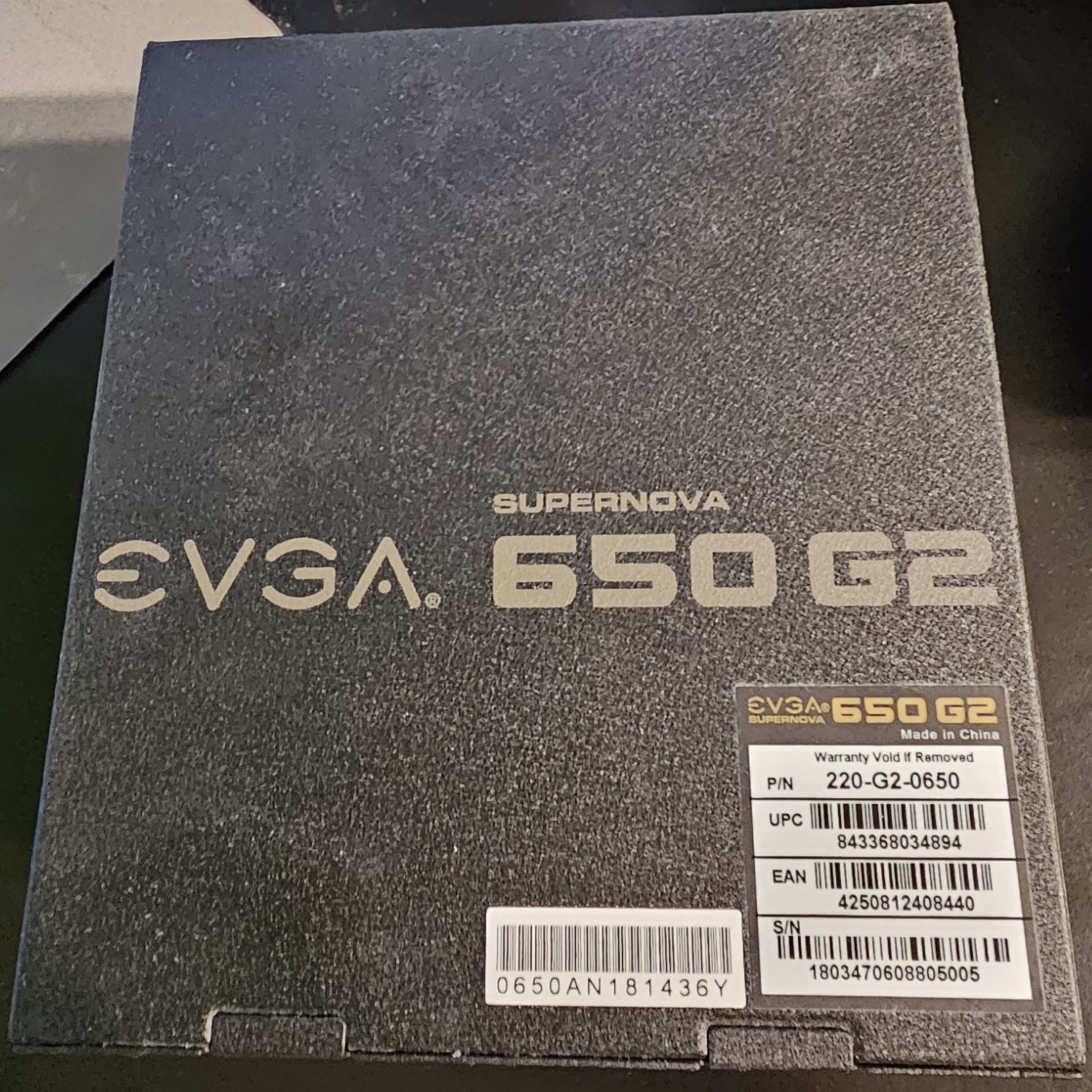 EVGA Supernova 650 G2 650W 80 Plus Gold PSU Fully Modular