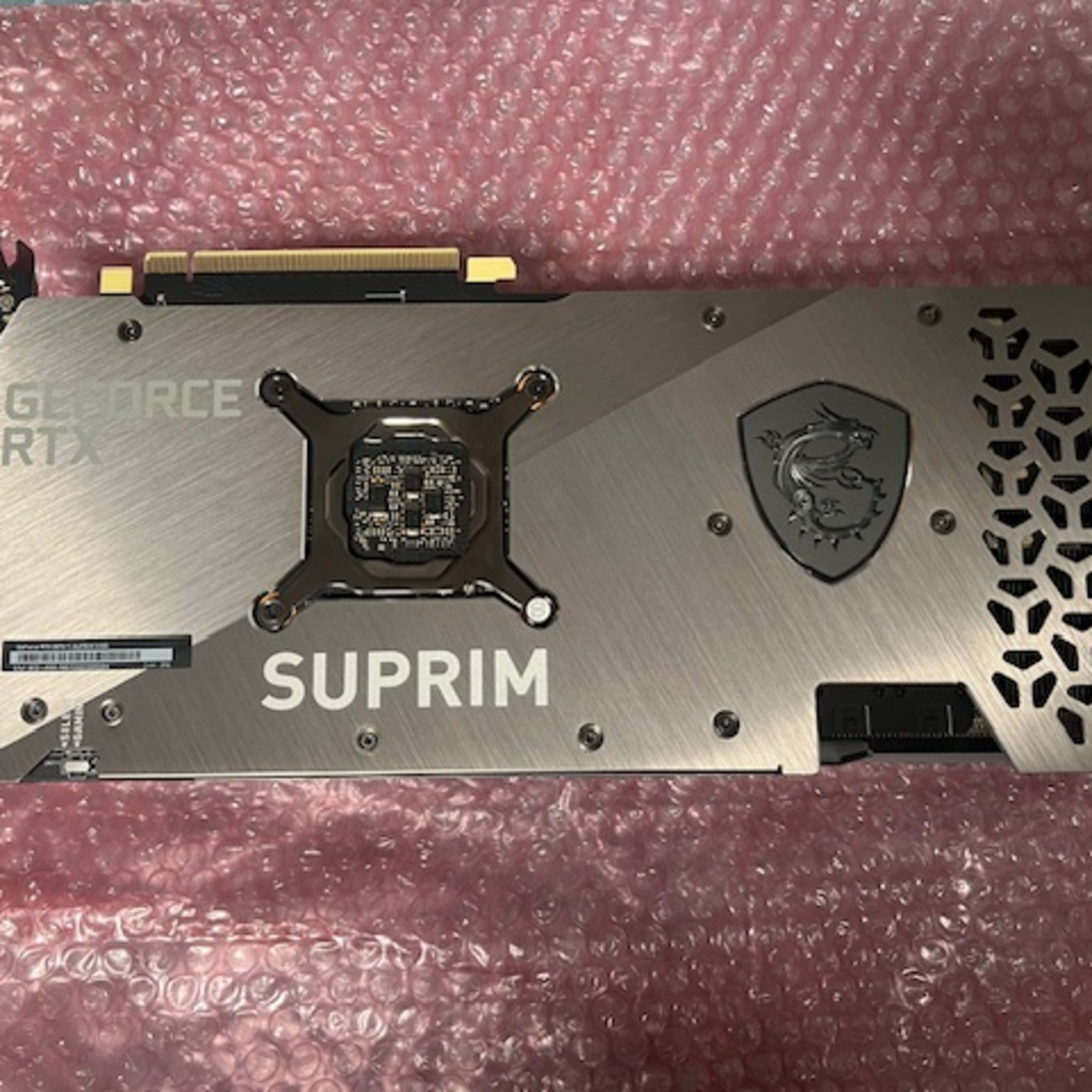 MSI NVIDIA GeForce RTX 3070 Ti Suprim X Overclocked Triple MSI NVIDIA GeForce RTX 3070 Ti Suprim X Overclocked Triple