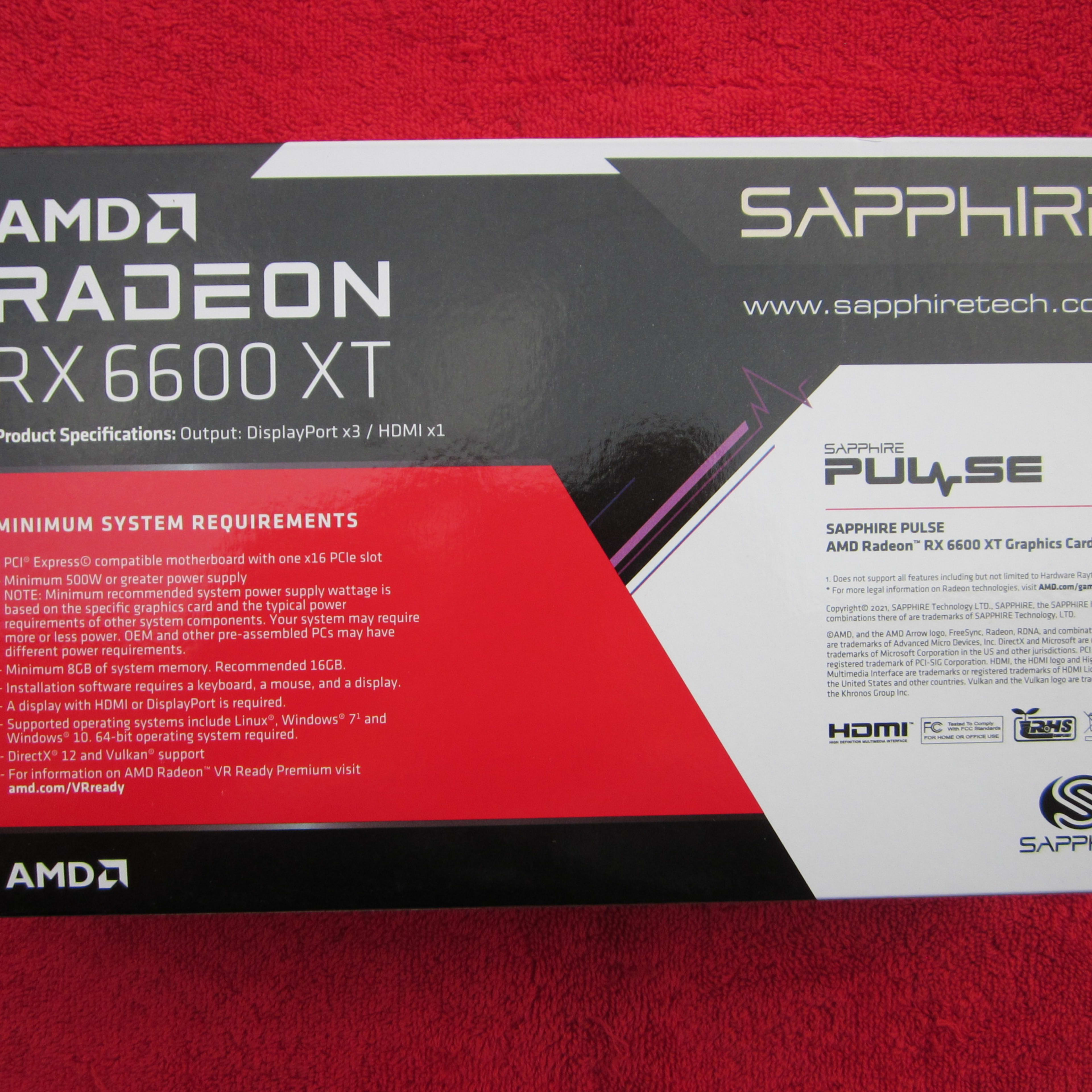 SAPPHIRE PULSE AMD Radeon RX 6600 XT GDDR6 8GB Graphics Card | Jawa