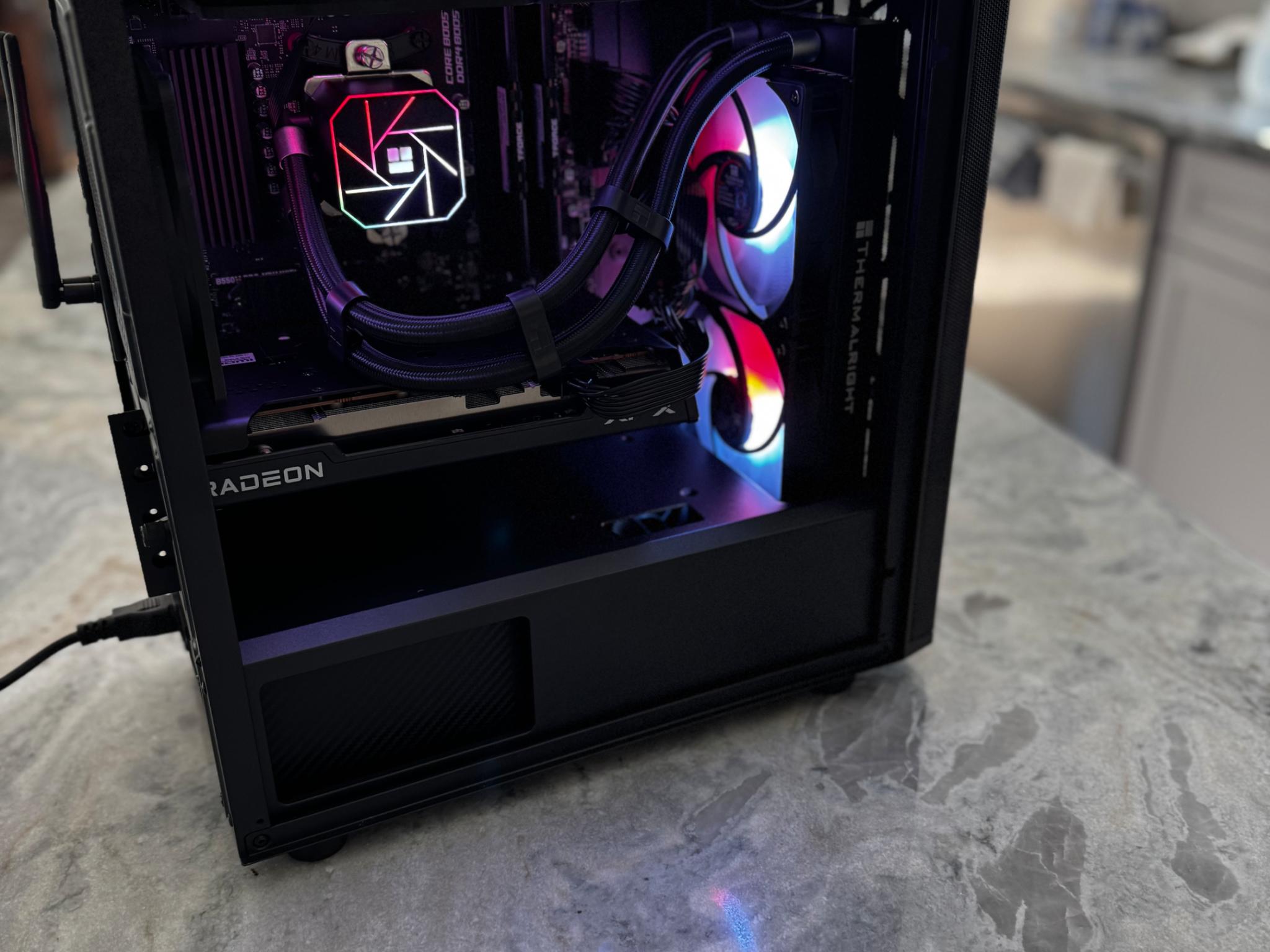 自作PC Ryzen5 5600 Radeon Rx6600 32GB 1TB YLZKIX Gaming PC,AMD Ryzen 5 5600 3.5GHz(up to 4.4GHz