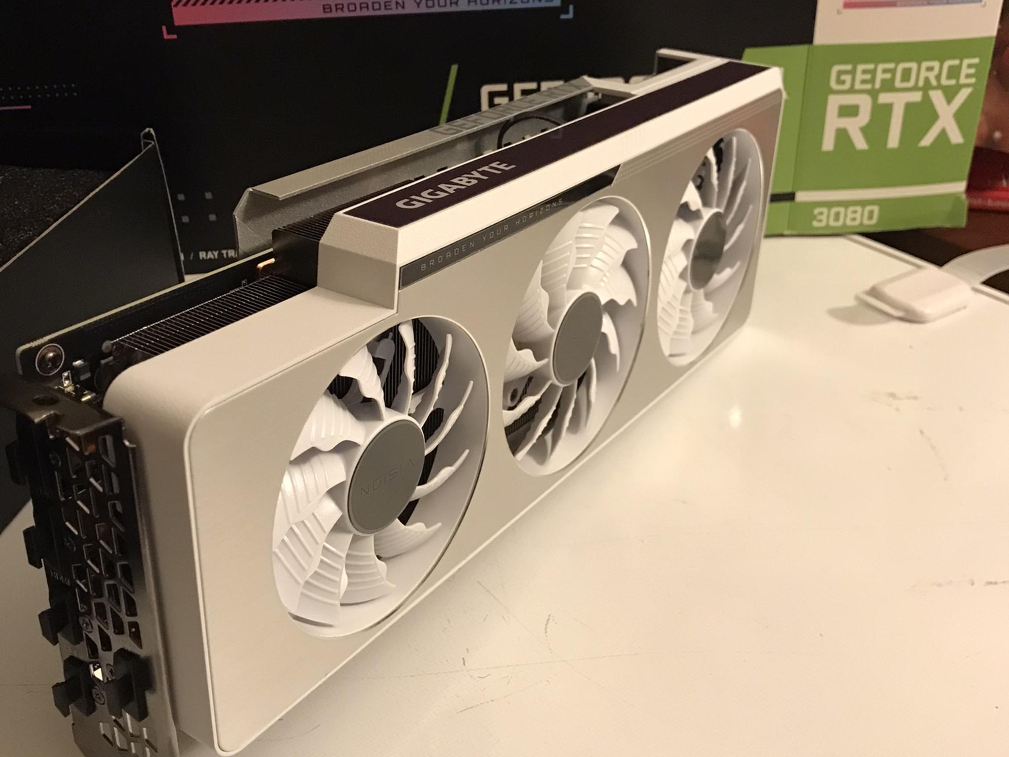 GIGABYTE GeForce RTX 3080 VISION OC 10GB GDDR6X V2 LHR
