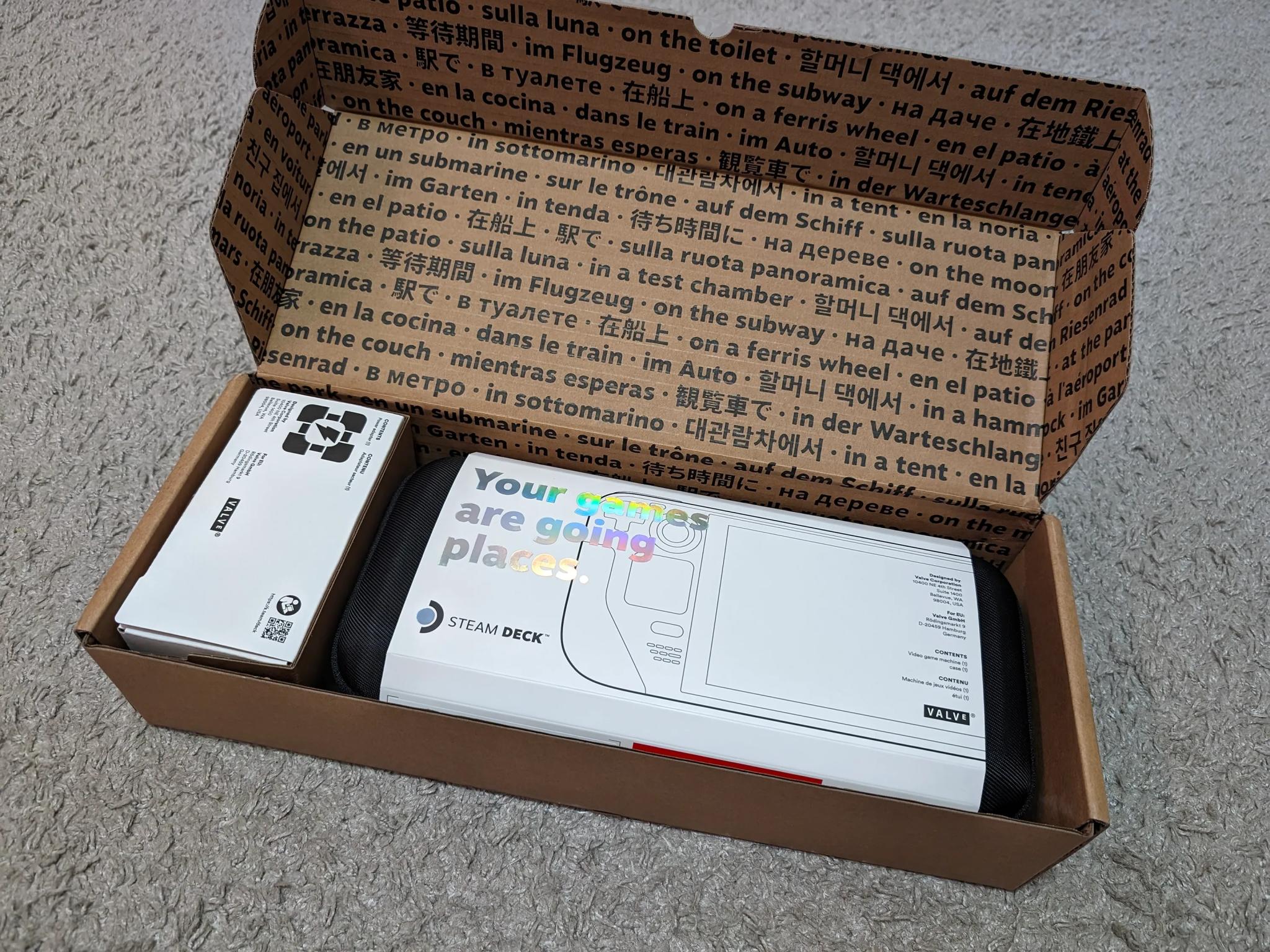 美品箱付けSteam Deck LCD 512GBスチームデック Steam Deck LCD 512GB | Jawa
