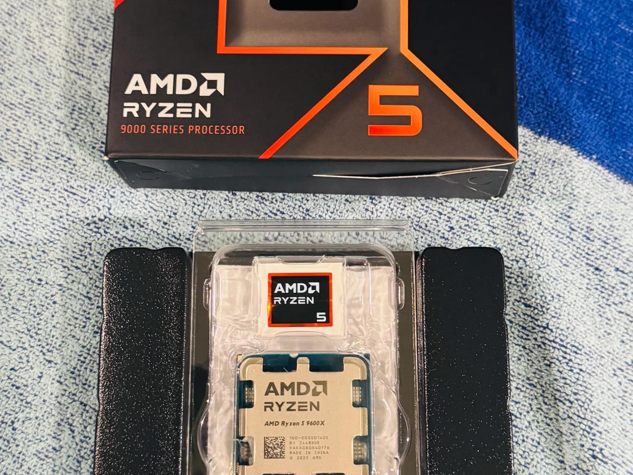 (未使用) AMD Ryzen 5 9600X BOX Socket AM5 Amazon.com: INLAND AMD Ryzen 5 9600X 6-Core 12-Thread AM5