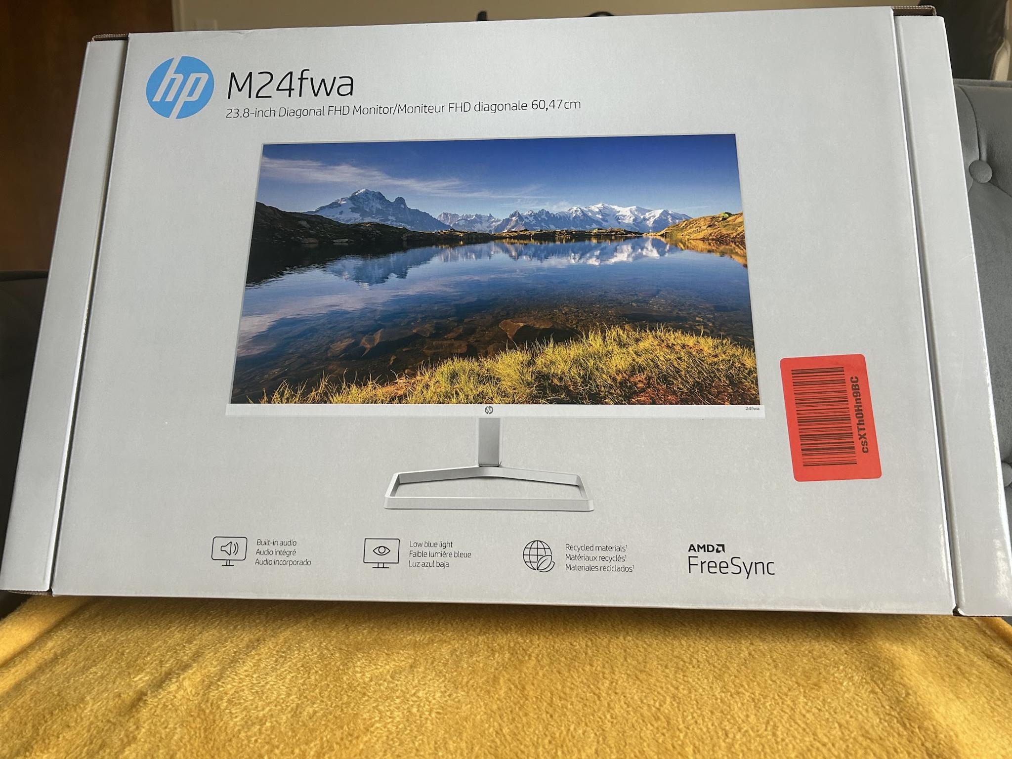 HP/フルHD液晶モニター/M24fwa/23.8インチ　ホワイト　白 Amazon.co.jp: HP モニター M24fwa 23.8インチ フルHD 超薄型 非