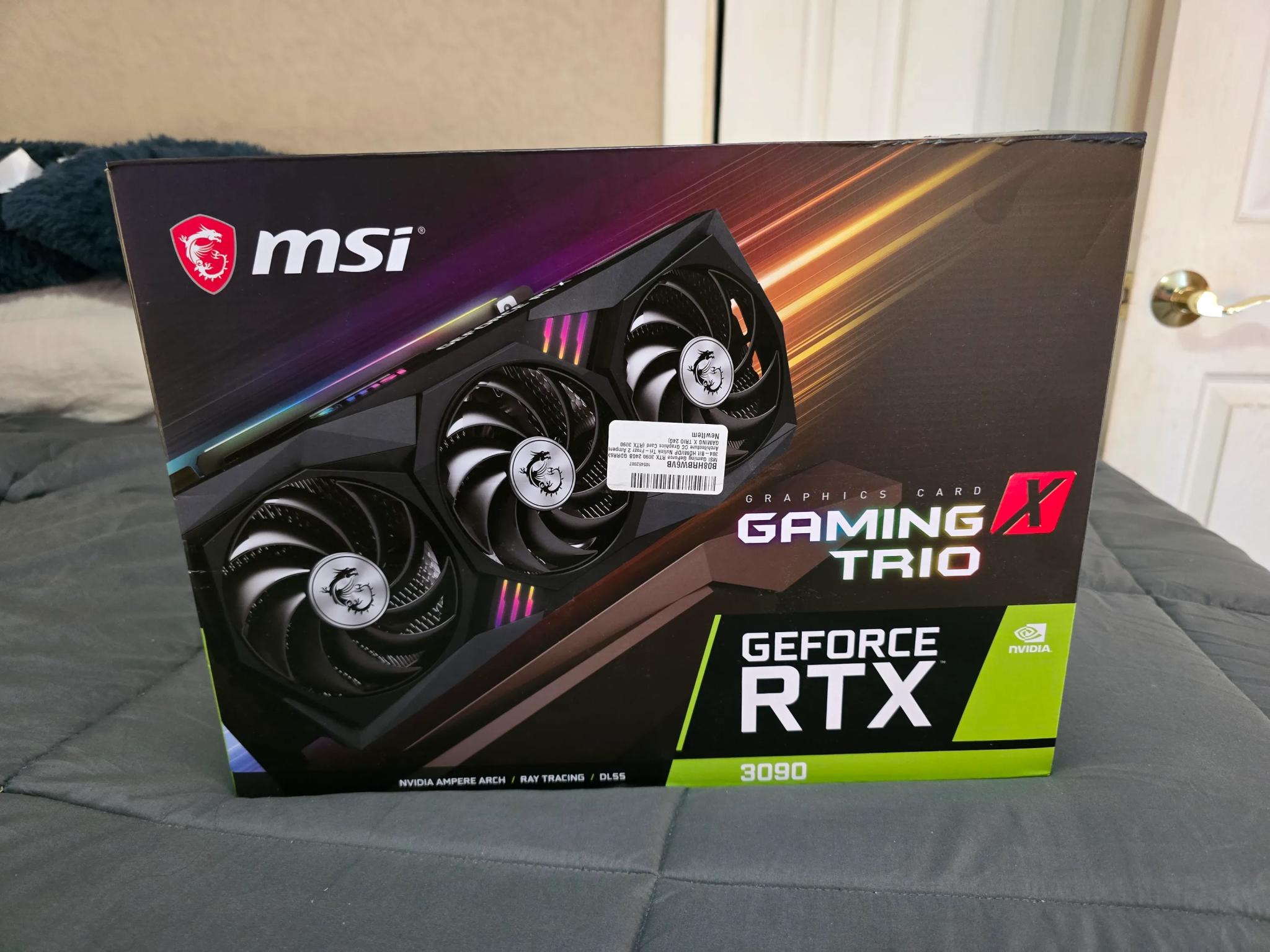 PCパーツ MSI GeForce RTX 3090 GAMING X TRIO 24GB MSI GeForce RTX 3090 GAMING X TRIO 24G