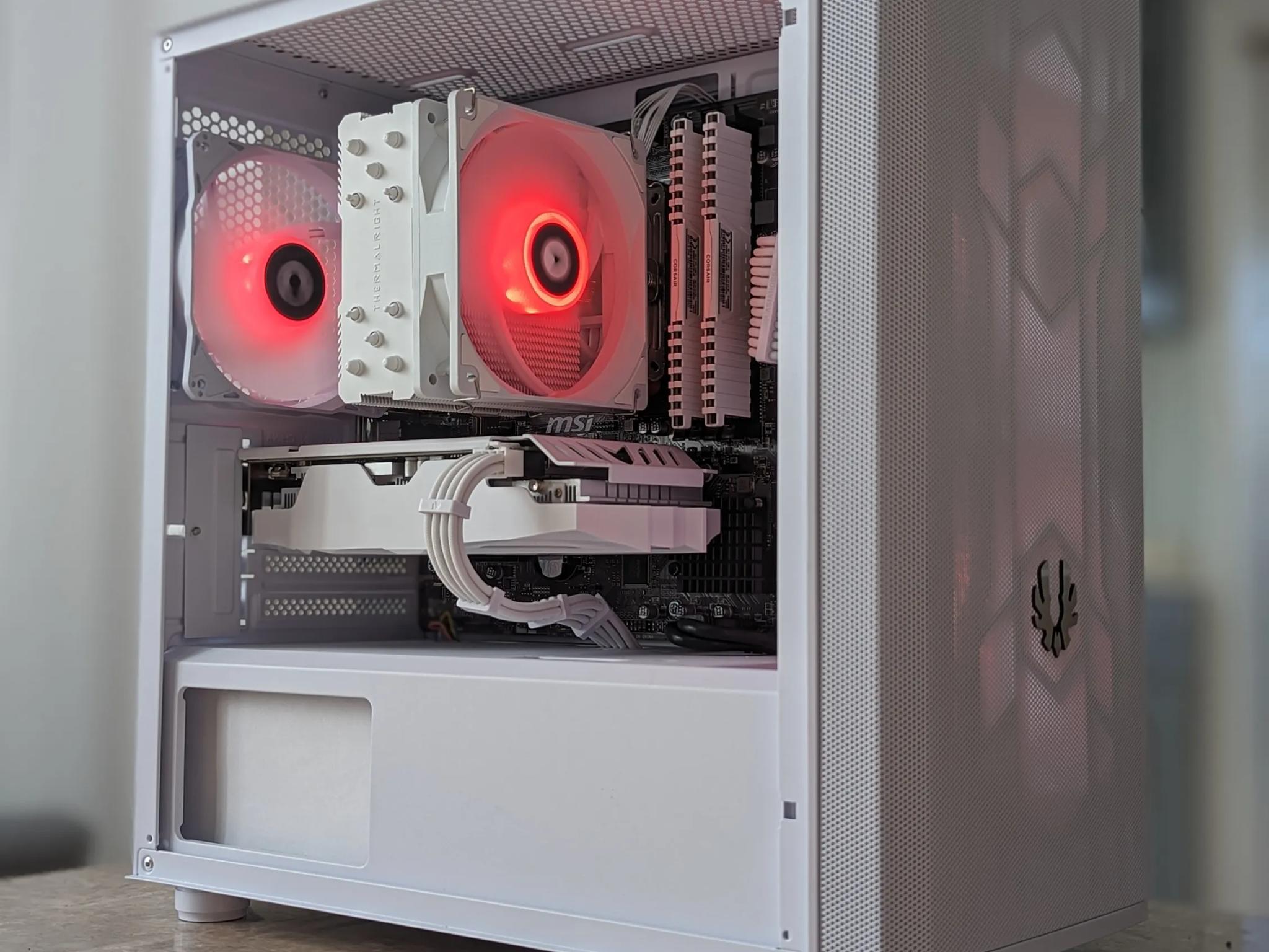 自作PC　RYZEN5 2600・16GB・256GB・RX550 Ryzen 5 2600, RX 5500XT White Gaming/Streaming PC | Jawa