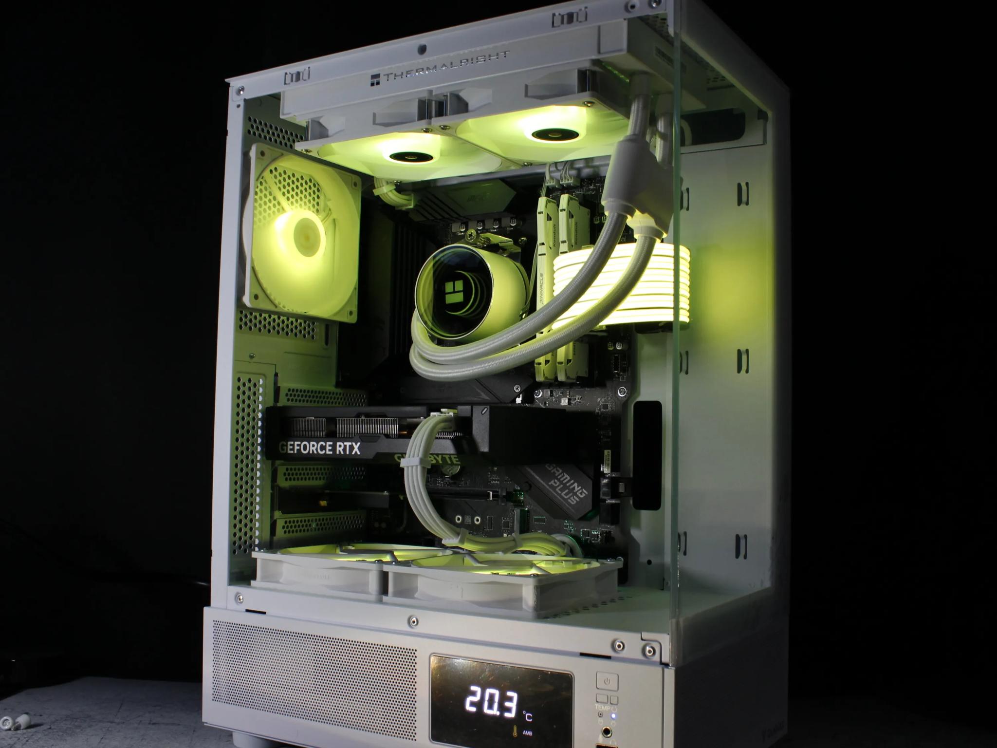 🤍White Gaming PC |RTX 4060 TI|Ryzen 7|1TB SSD| | Jawa