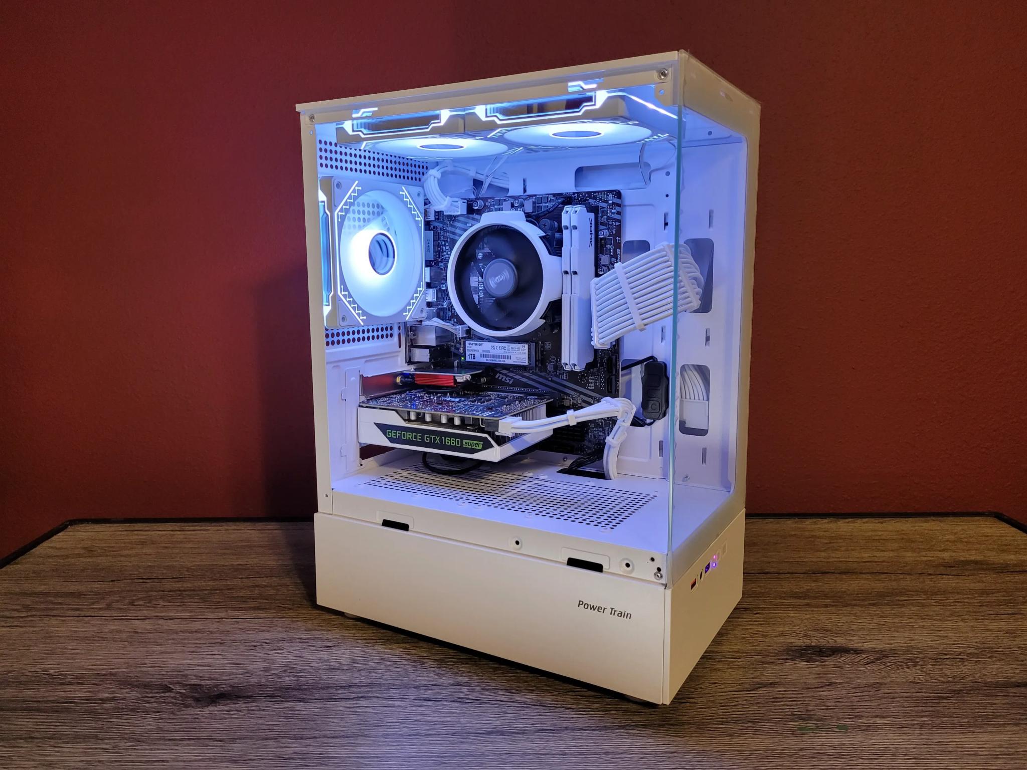 【ホワイトゲーミングPC】GTX1660super Ryzen5 5500 Amazon.co.jp: NEWLEAGUE ゲーミングデスクトップパソコン 水冷