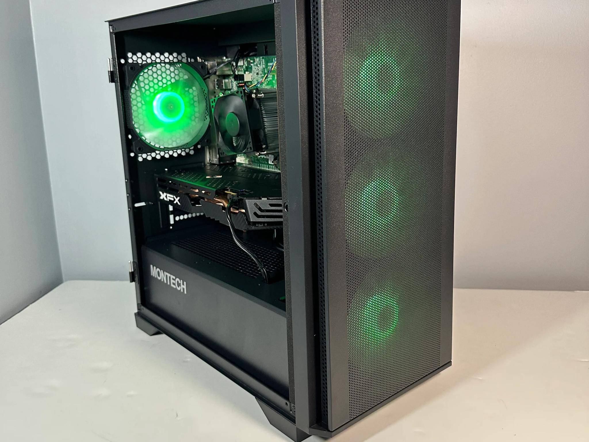 ゲーミングPC RX580 core i7 4790k Intel i7 4790/AMD RX 580 8GB Custom RGB Gaming PC BundleW
