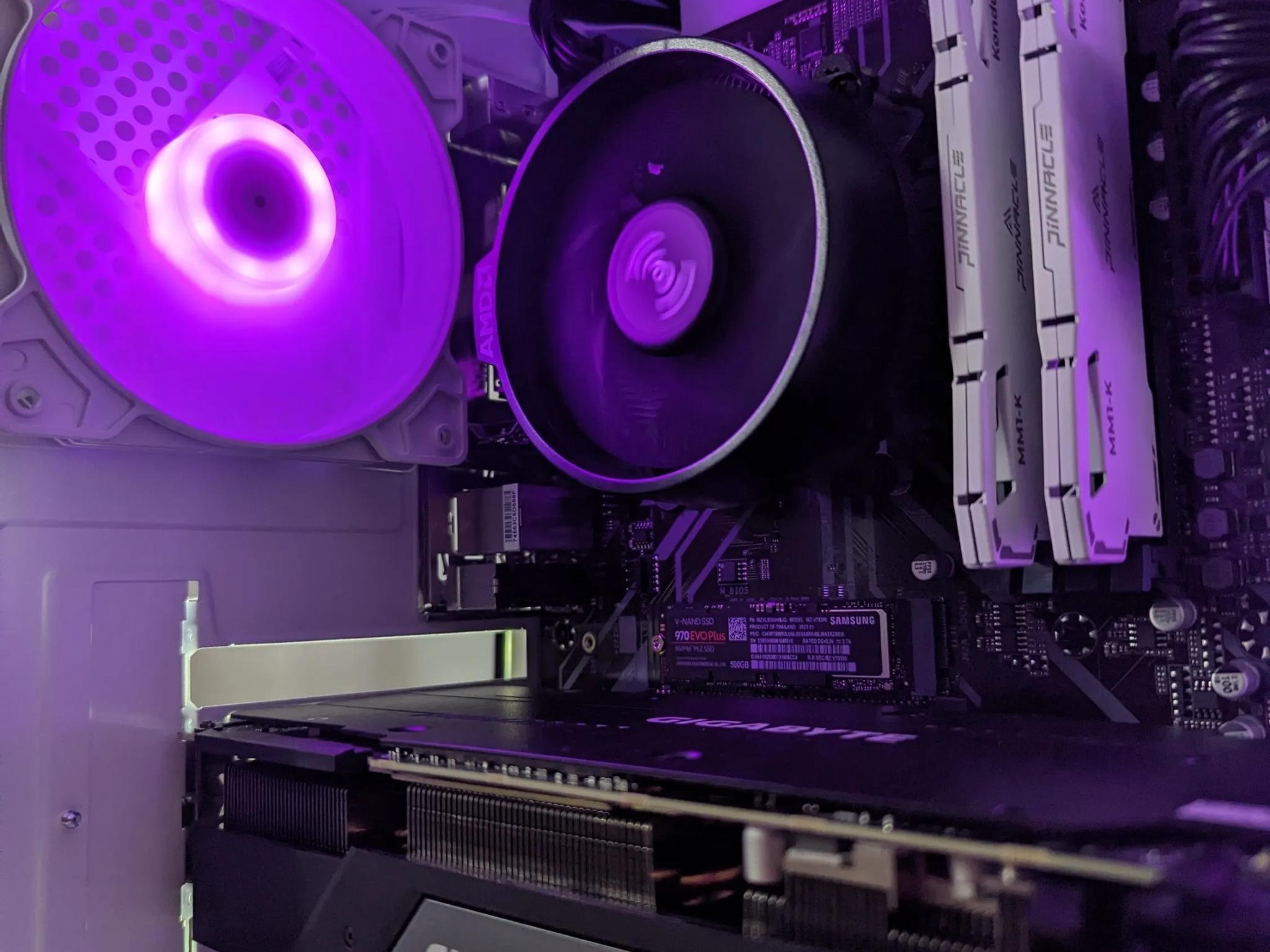 RTX 2070 Super, Ryzen 5 5600x Mid Level RGB Gaming PC (WHITE