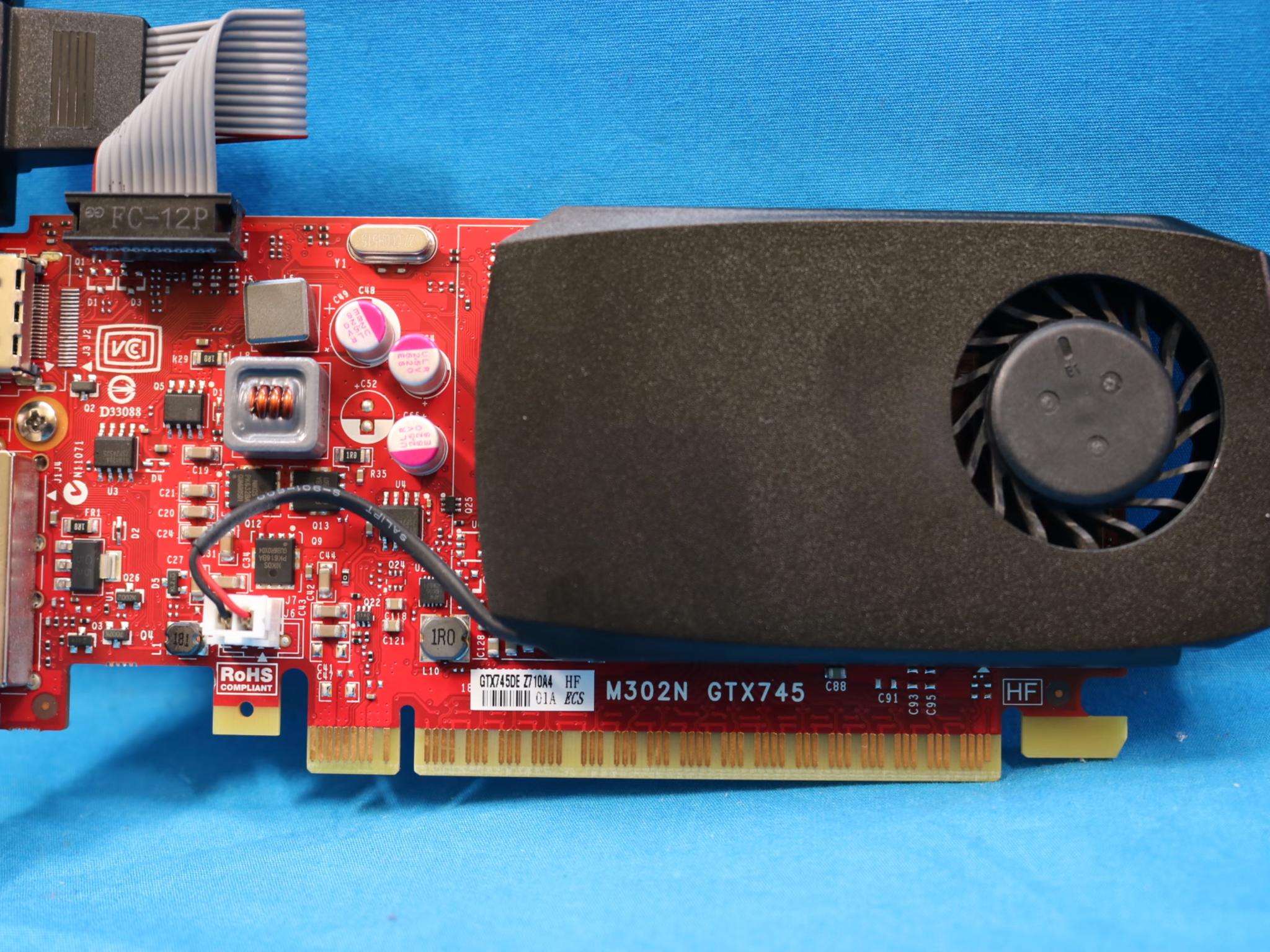 Dell NVIDIA GeForce GTX 745 4GB GDDR3 PCIe 3.0 x16 Desktop