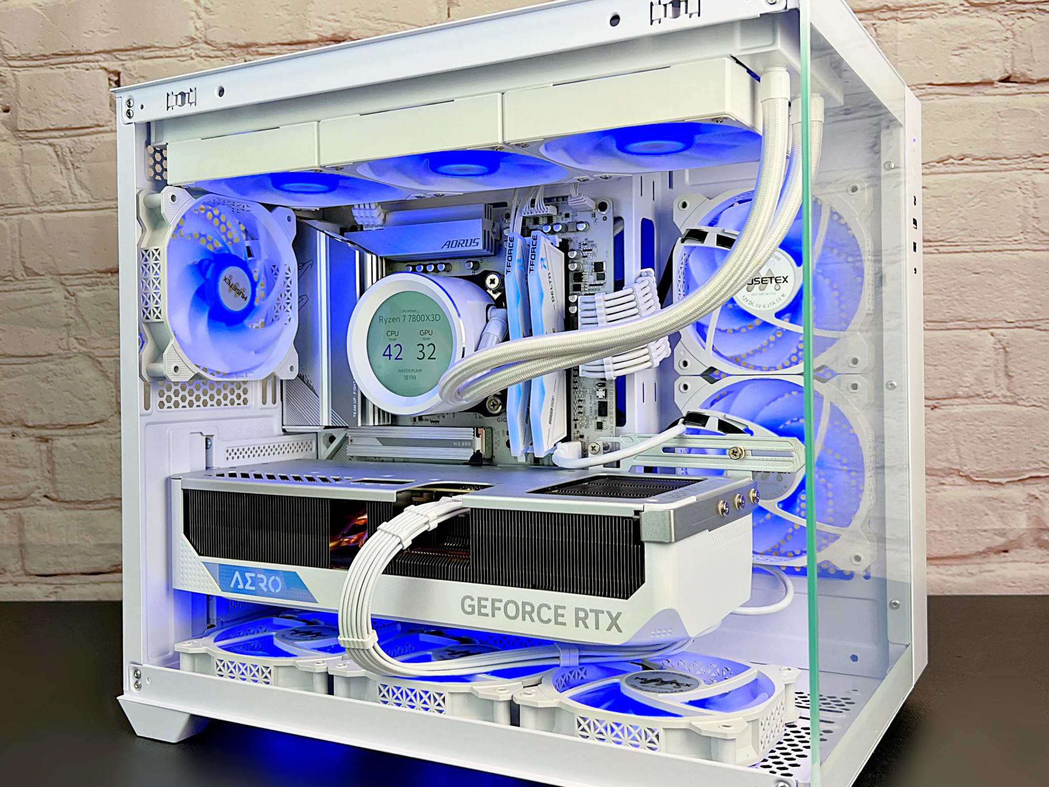 ゲーミングPC RYZEN7 7800X3D RTX4080 SUPER Ryzen 7 7800X3D RTX 4080 Super AERO 32GB DDR5 RAM 4TB SSD M