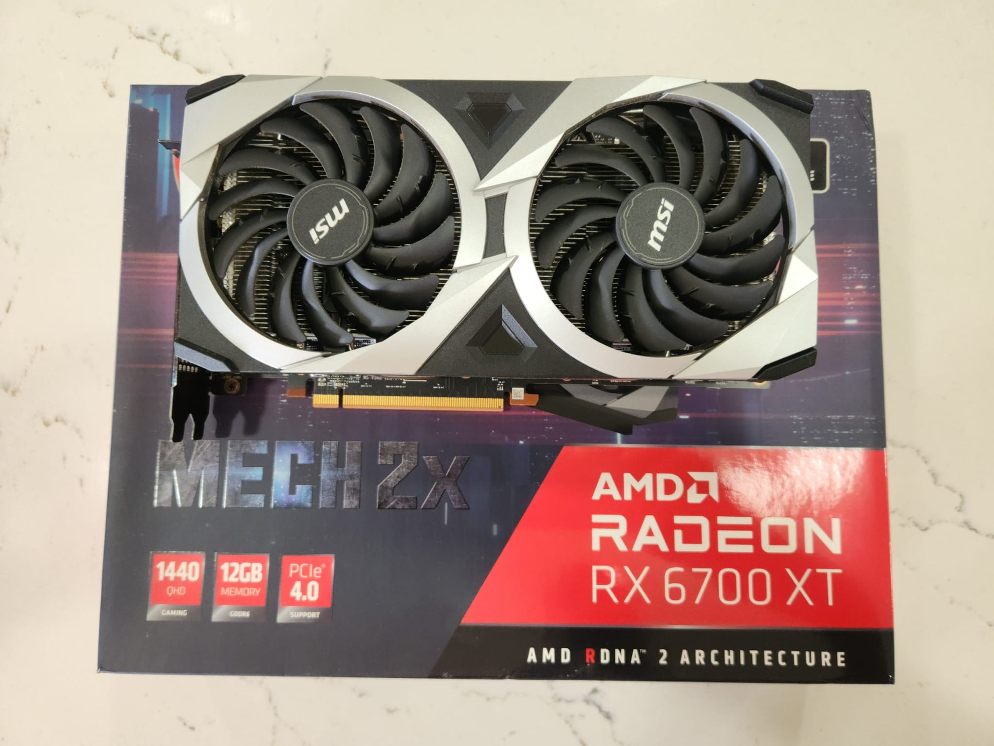 PCパーツ MECH 2X Radeon RX 6700 XT Amazon.com: MSI Gaming Radeon RX 6700 XT 192-bit 12GB GDDR6