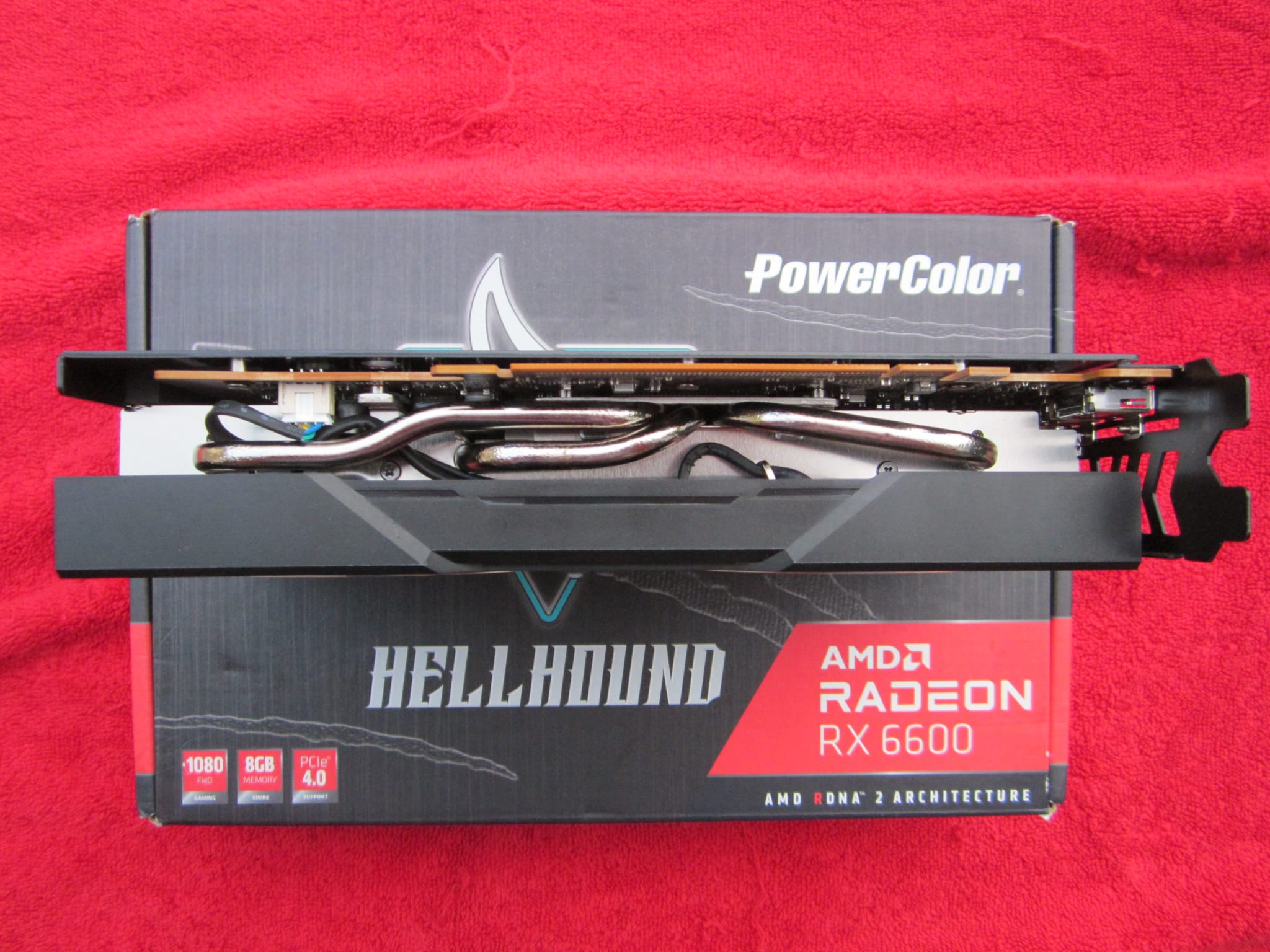 RX 6600　PowerColor Hellhound Radeon NEW IN HAND* PowerColor AMD Radeon RX 6600 HELLHOUND 8GB