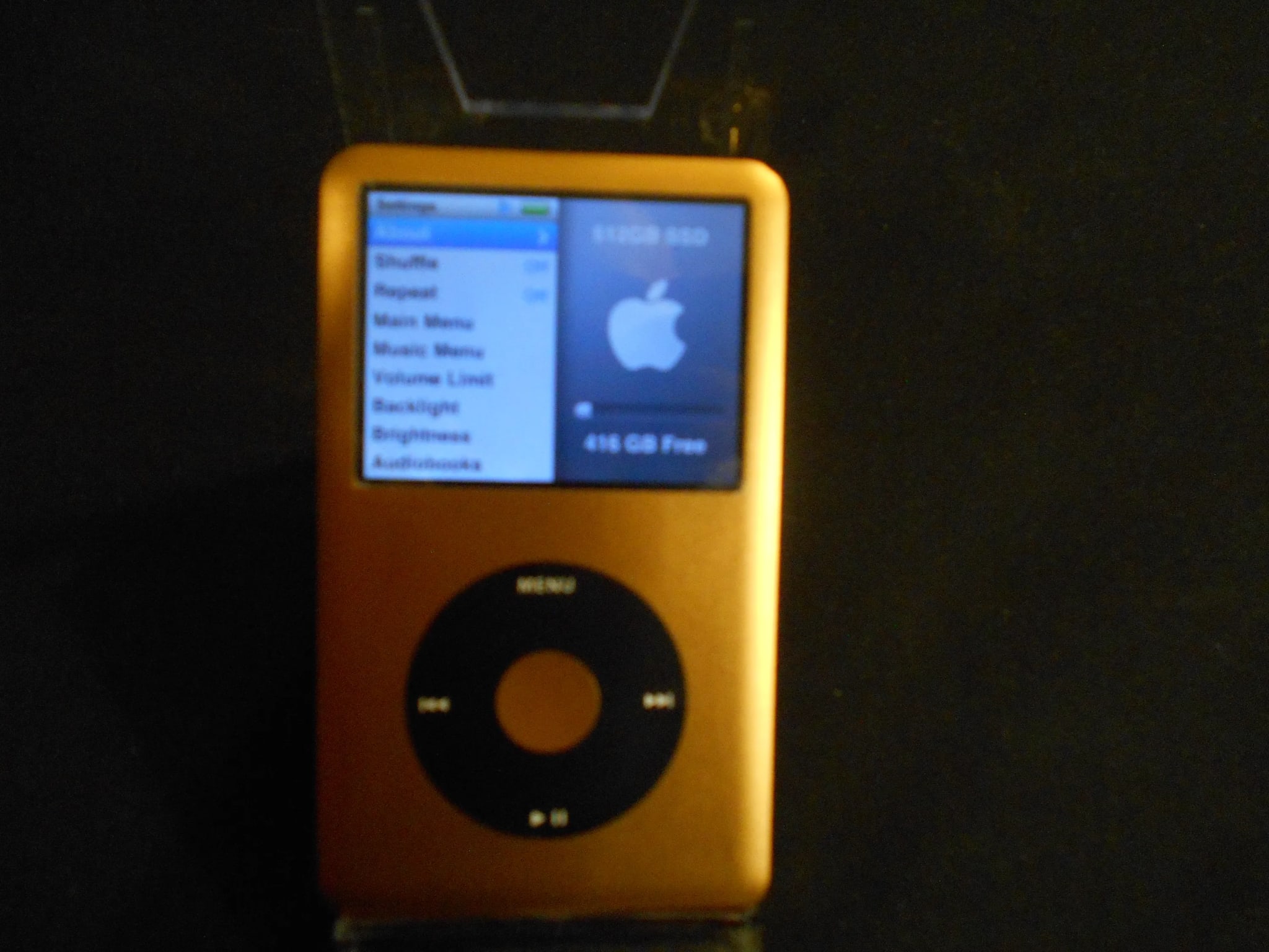 Ipod Classic 7th Gen 512gb SSD 3000mah Battery And
