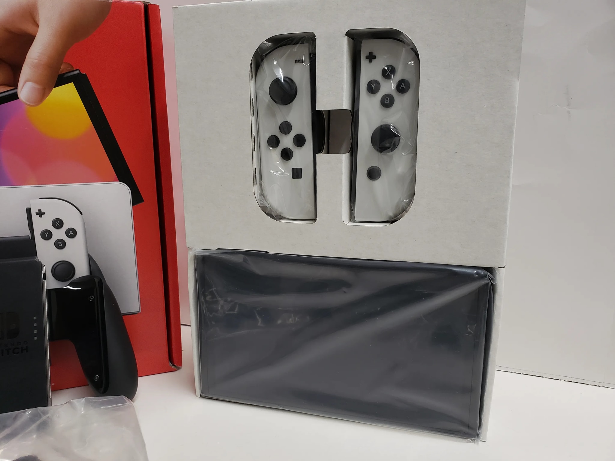 Nintendo Switch OLED Model w/ White Joy-Controllers | Jawa