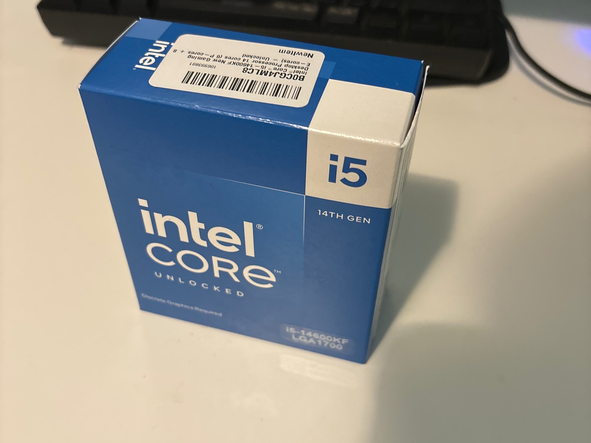 【新品未開封】Intel Core i5-14600KF 14TH GEN Amazon.com: Intel® Core™ i5-14600KF New Gaming Desktop