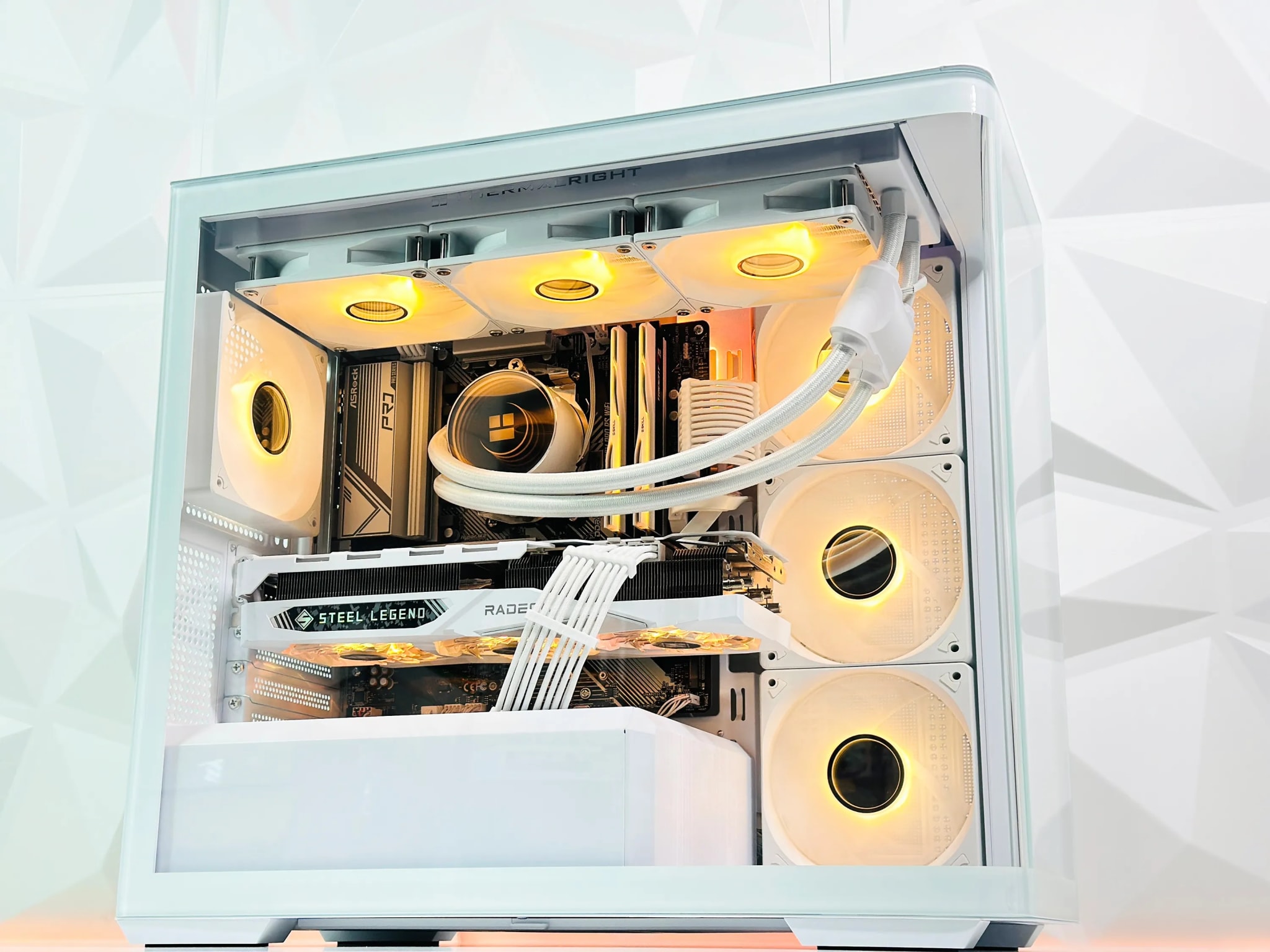 🤍👁️‍🗨️Vision◊Liquid Cooled Gaming PC◊AMD RX 7900 GRE