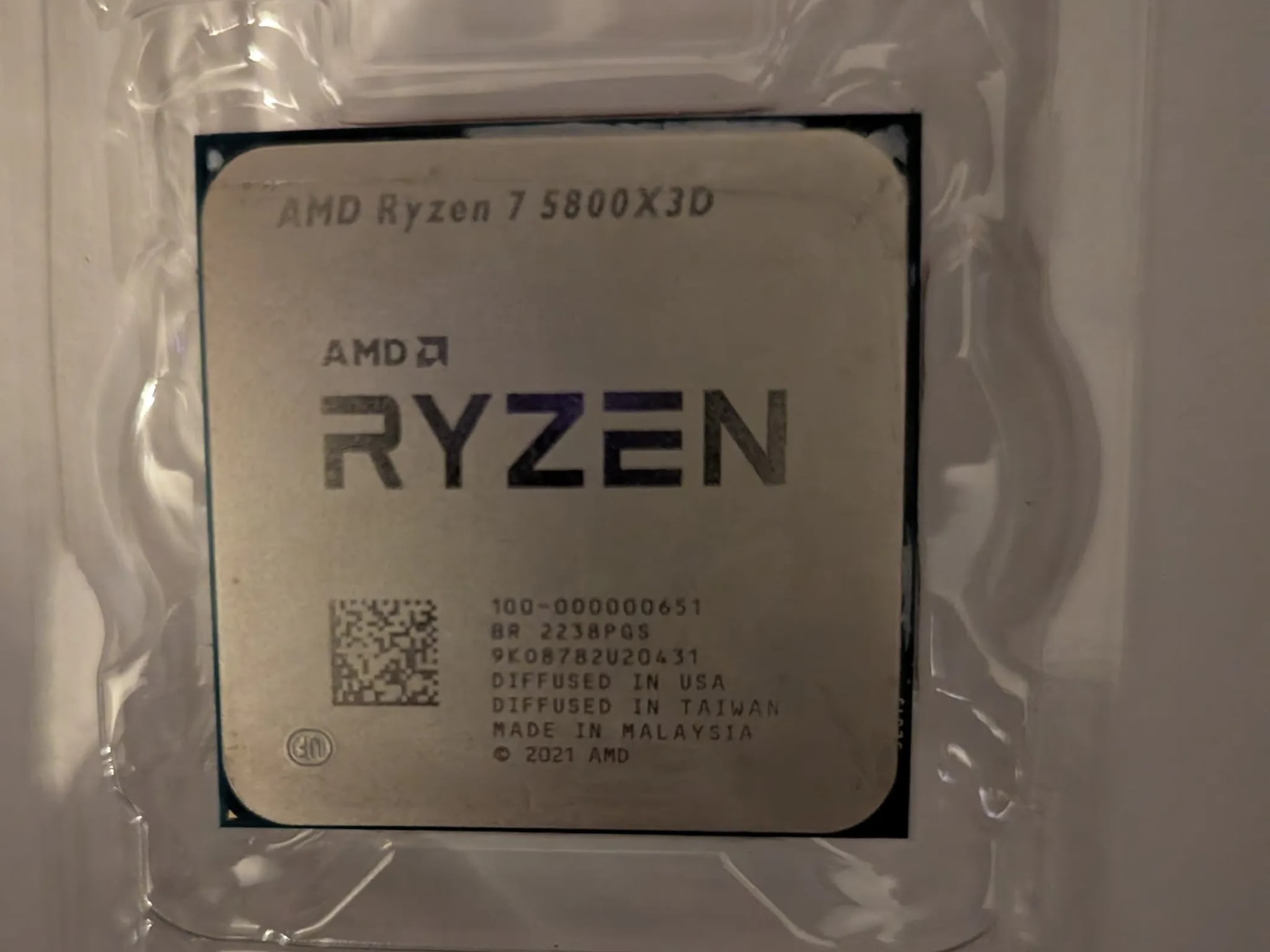 AMD Ryzen 7 5800X3D AM4 8-Core Processor With 3D V-Cache +