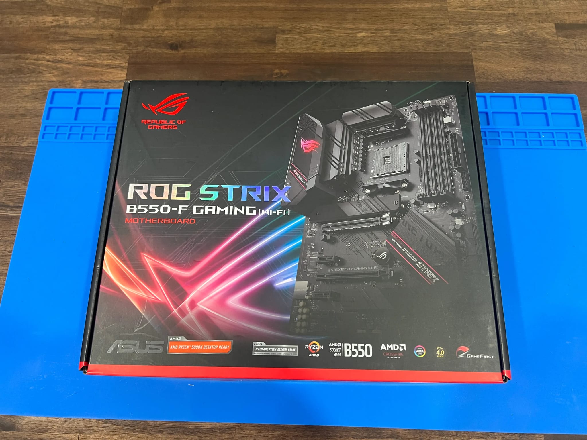 ASUS ROG STRIX B550-F GAMING (WI-FI) MOTHERBOARD WITH AMD