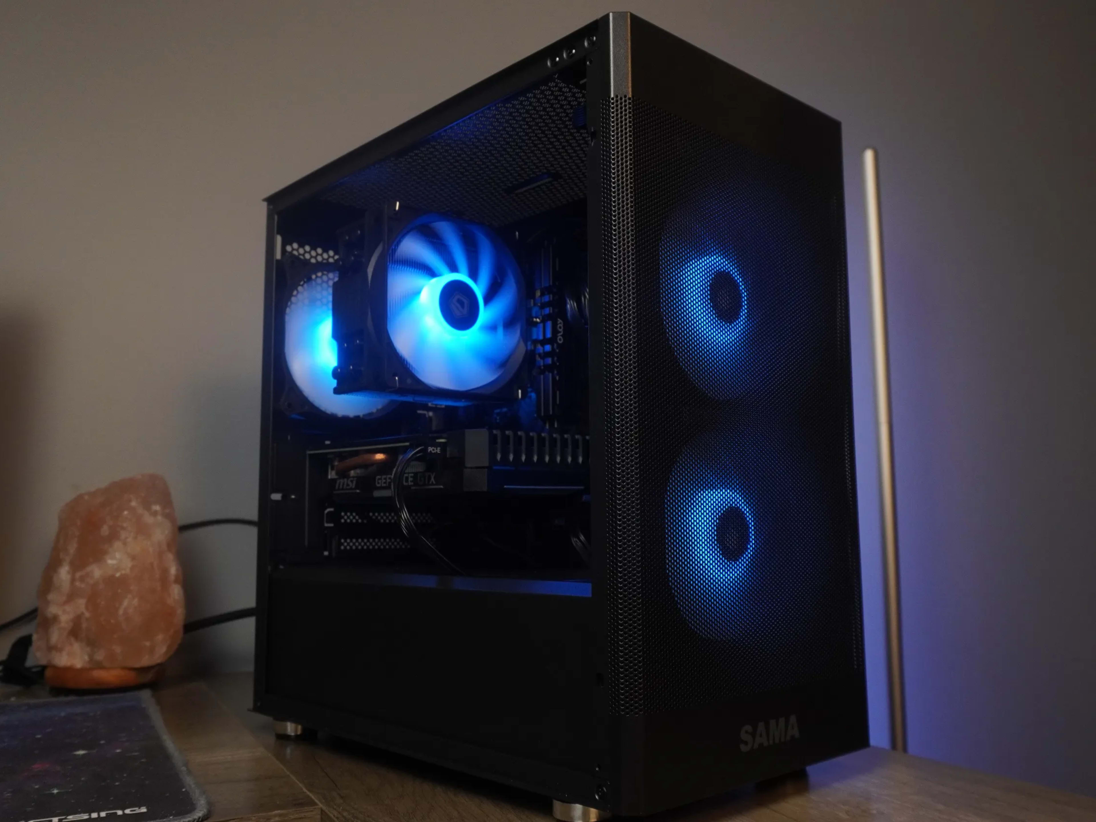 🖤ALL BLACK🖤 1080p GAMING MACHINE 💚GTX 1660 Super 🧡 Ryzen