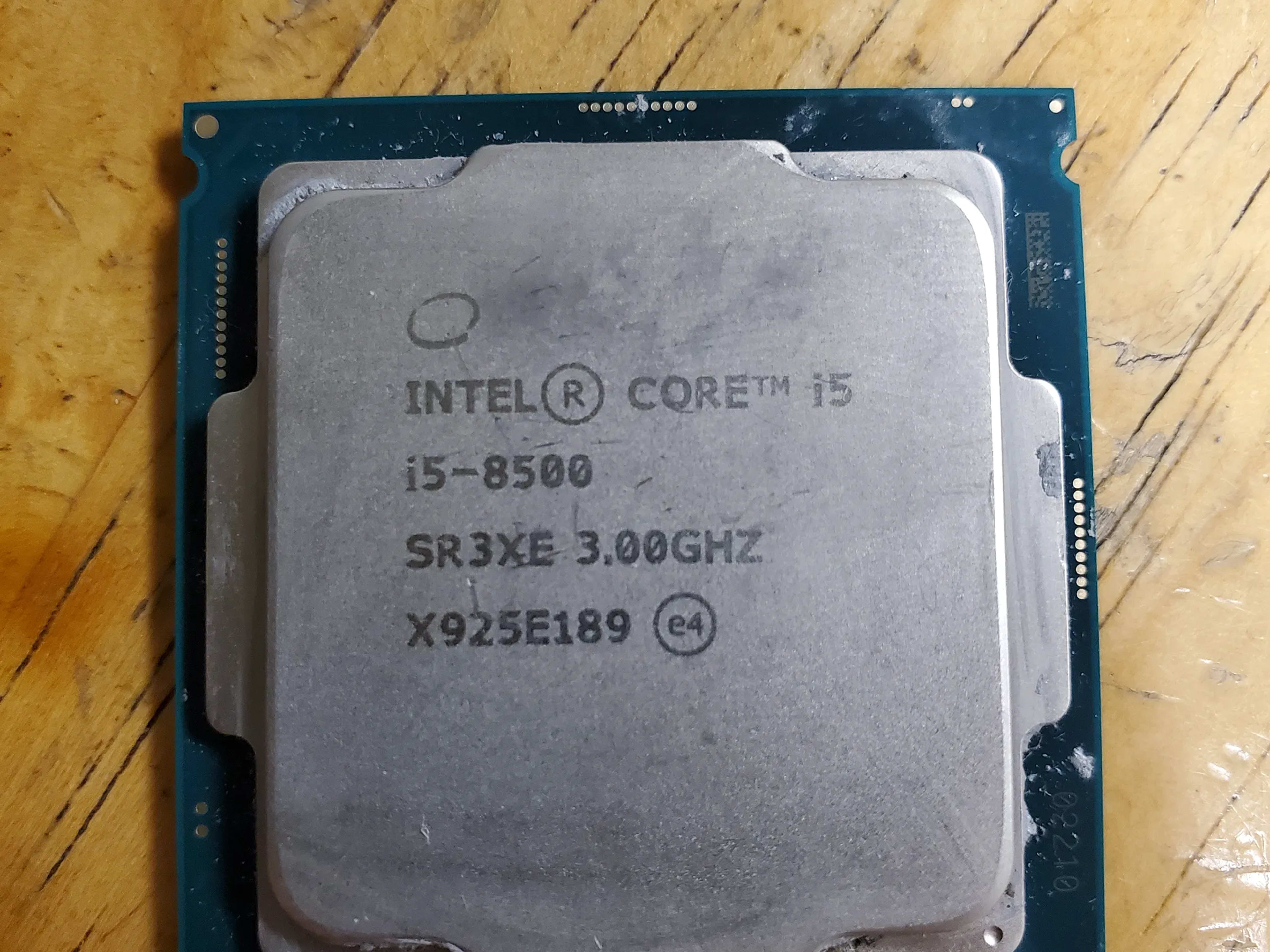 Intel i5-8500 CPU 3.00GHZ SR3XE | Jawa