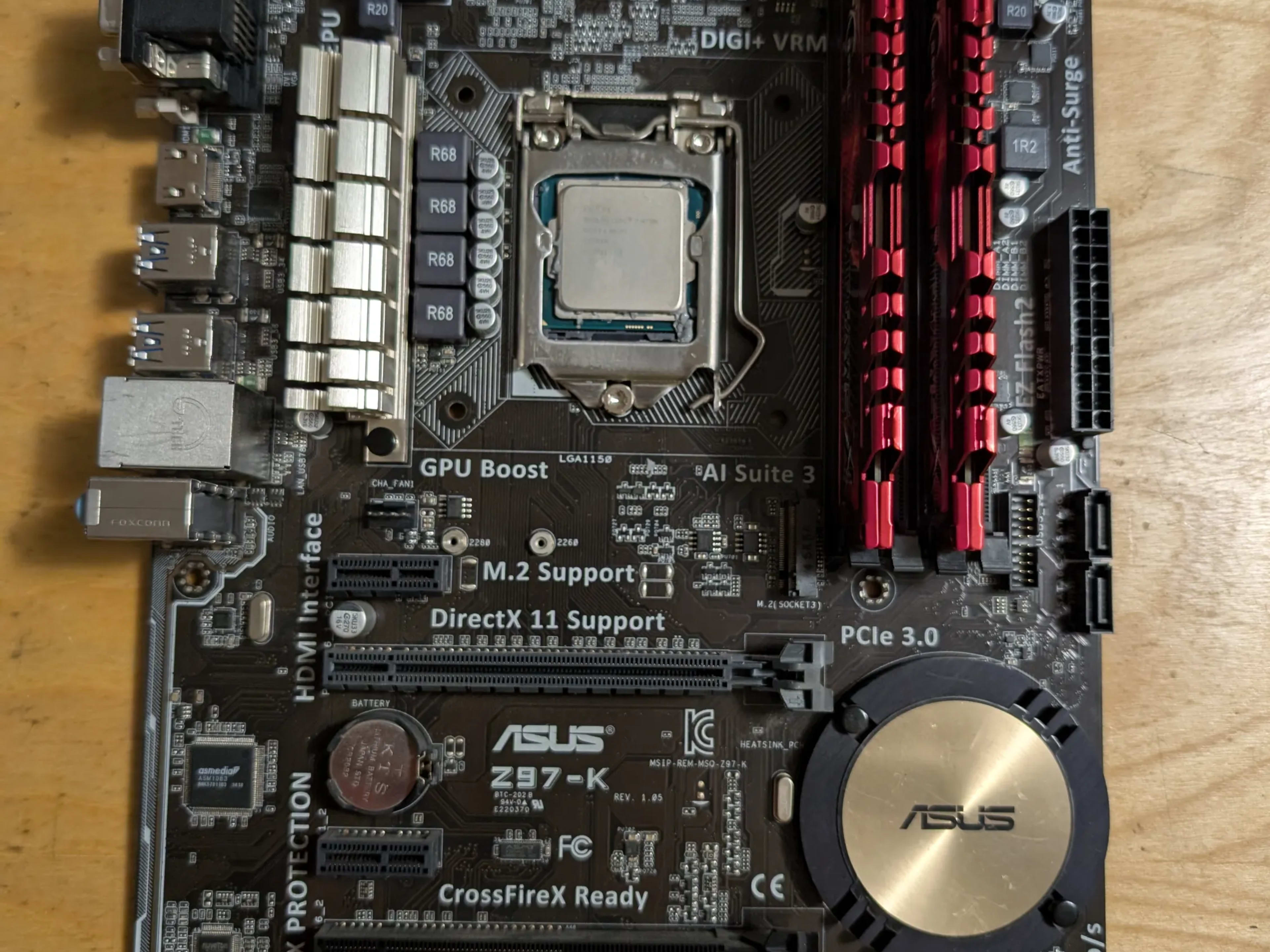 MSI Z97-S01 + i7 4790k + メモリ 16gb MSI Z97-S01 + i7 4790k +