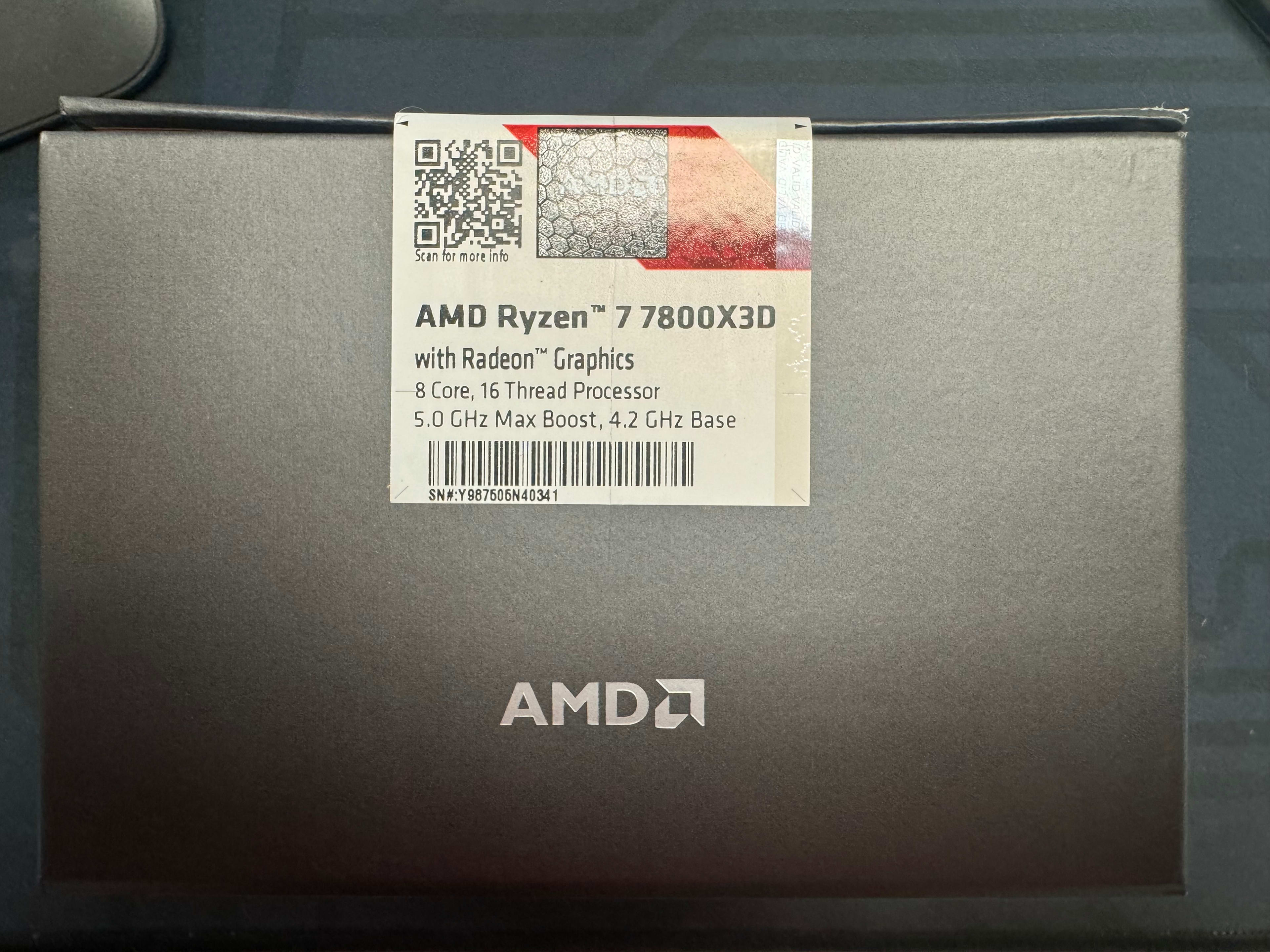 AMD Ryzen 7800X3D Box 新品未開封 AMD Ryzen 7 7800X3D CPU review: A must-have for framerate