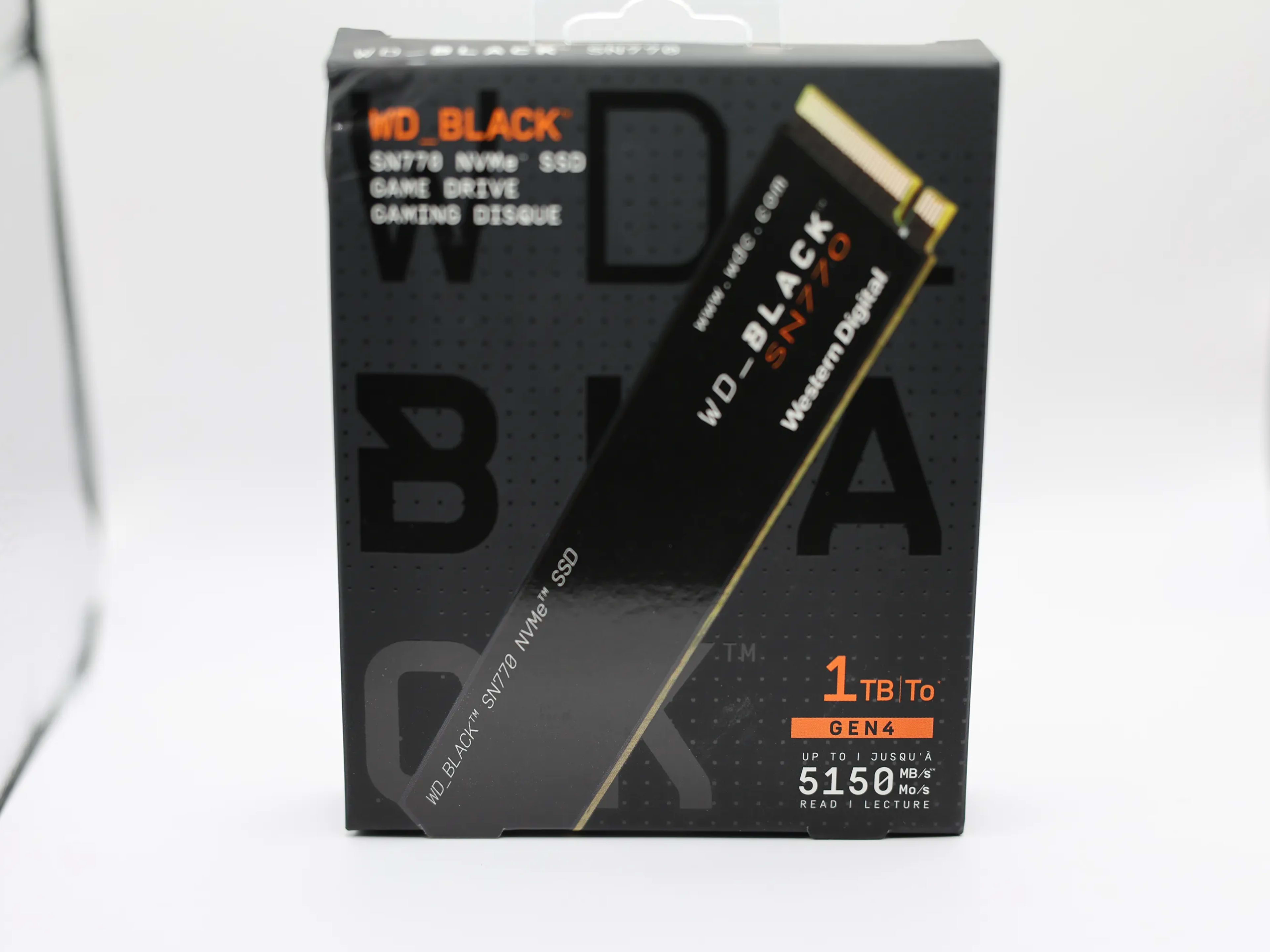 WD Black SN770 1TB NVMe SSD 新品未開封 WD 1TB WD_Black SN770 NVMe M.2 SSD *NEW* SEALED | Jawa