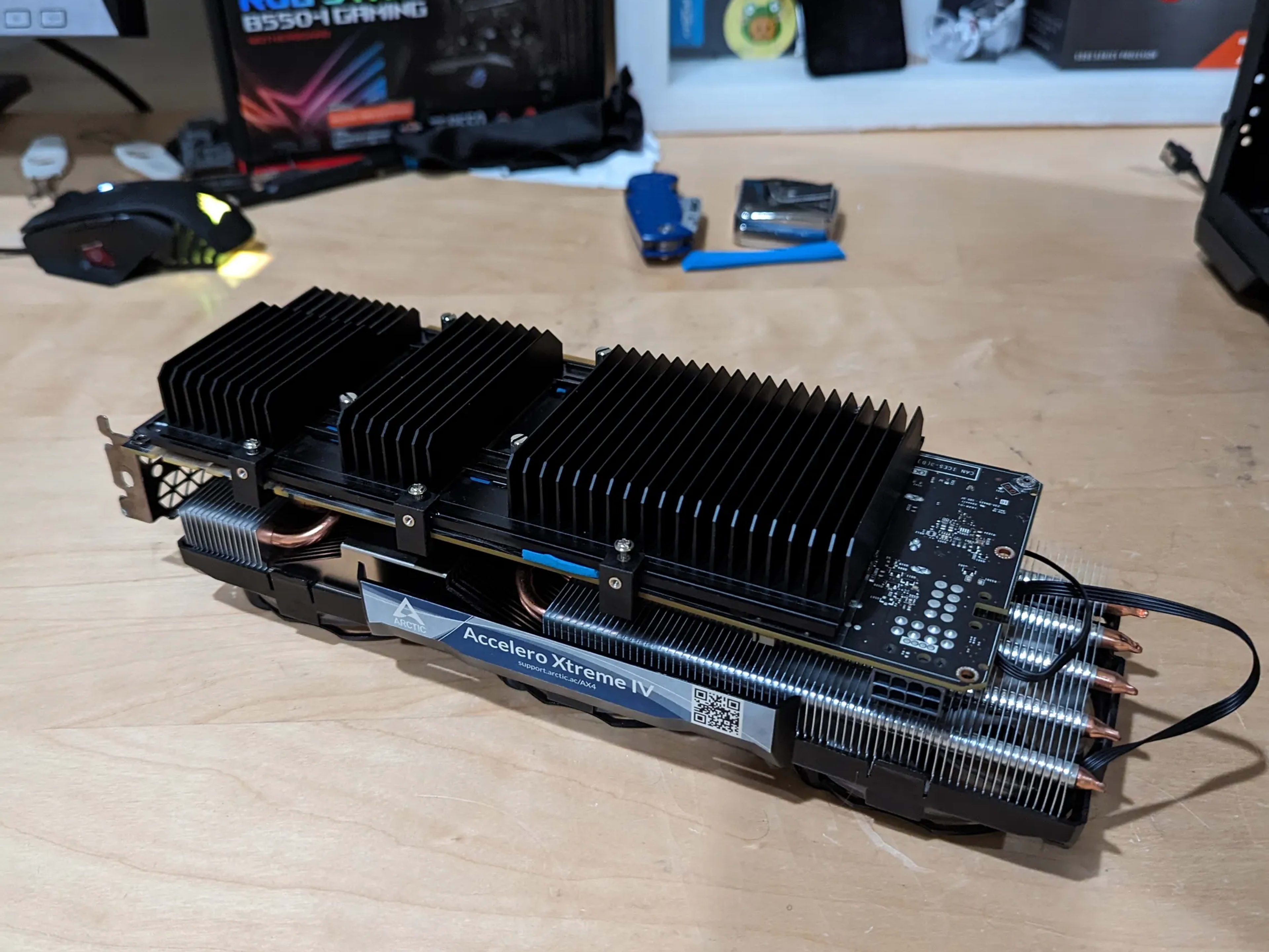 [カスタム]GeForce GTX1080+Accelero Xtreme IV Replacing The Damaged Fan on my GeForce GTX 1080 with the