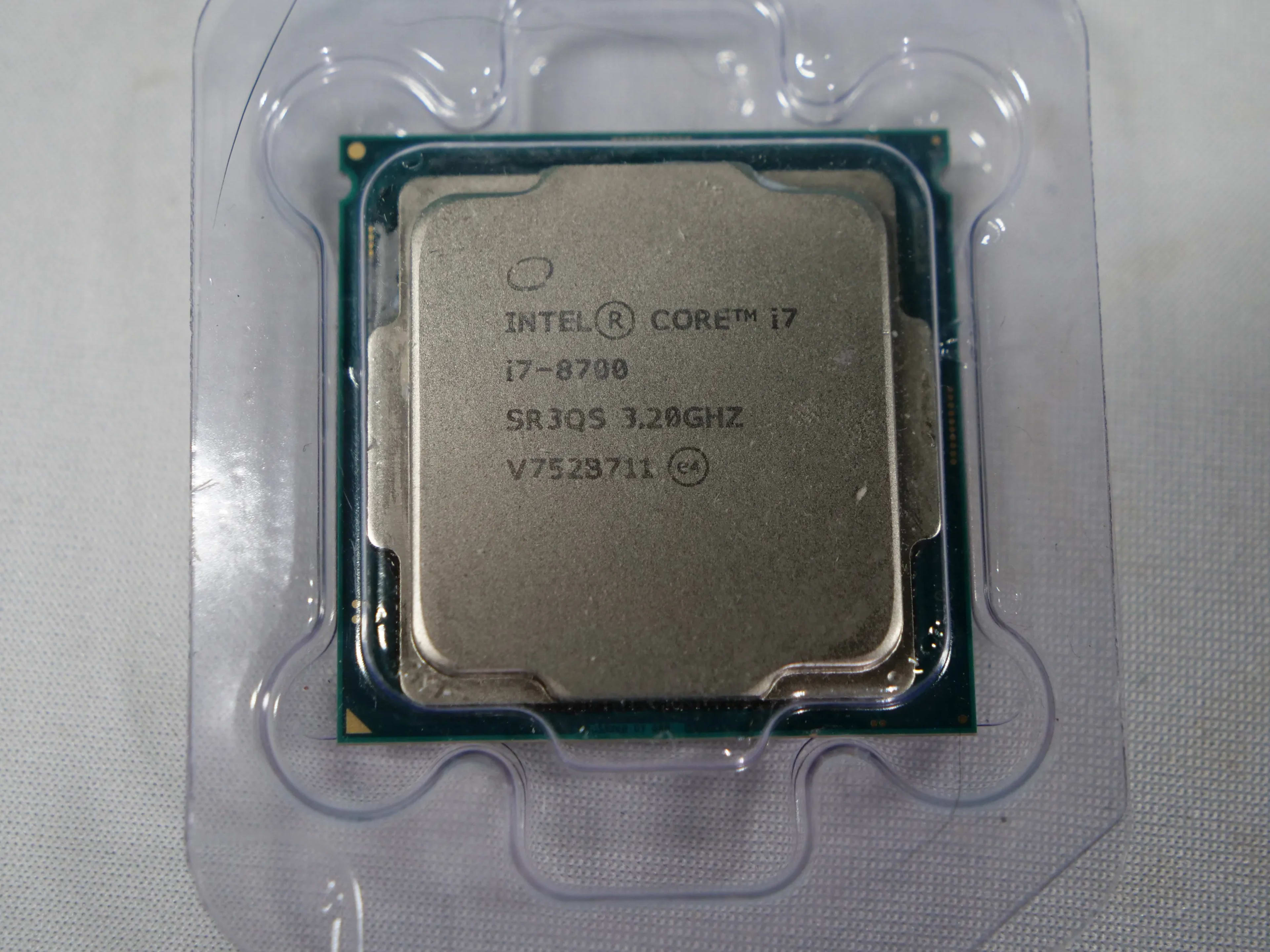 CPU i7-8700×2 Amazon.com: SR3QS Intel 8th Gen Core i7-8700 (12M Cache, 4.6