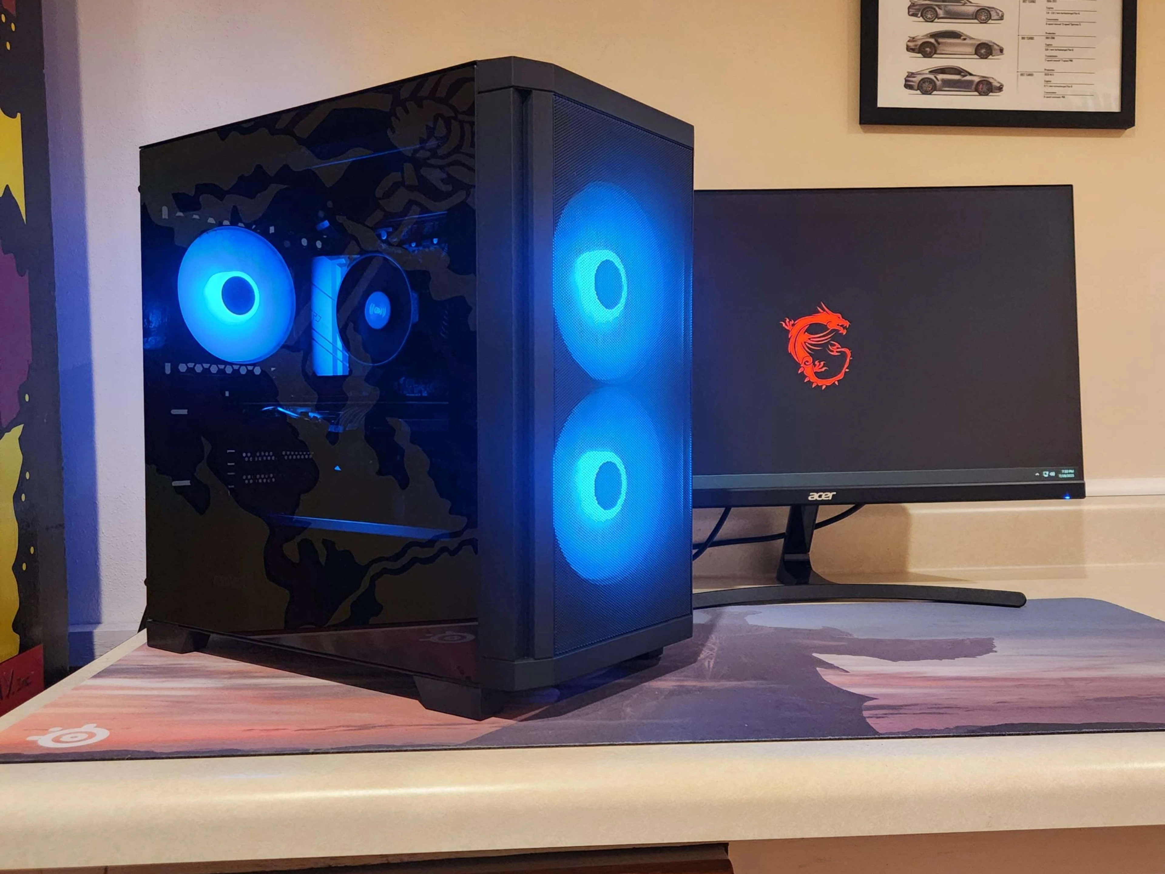ゲーミングPC i7-8700/16G/SSD1T/6600xt iBUYPOWER TraceMR243i Intel i7 11700F Gaming Desktop 16GB