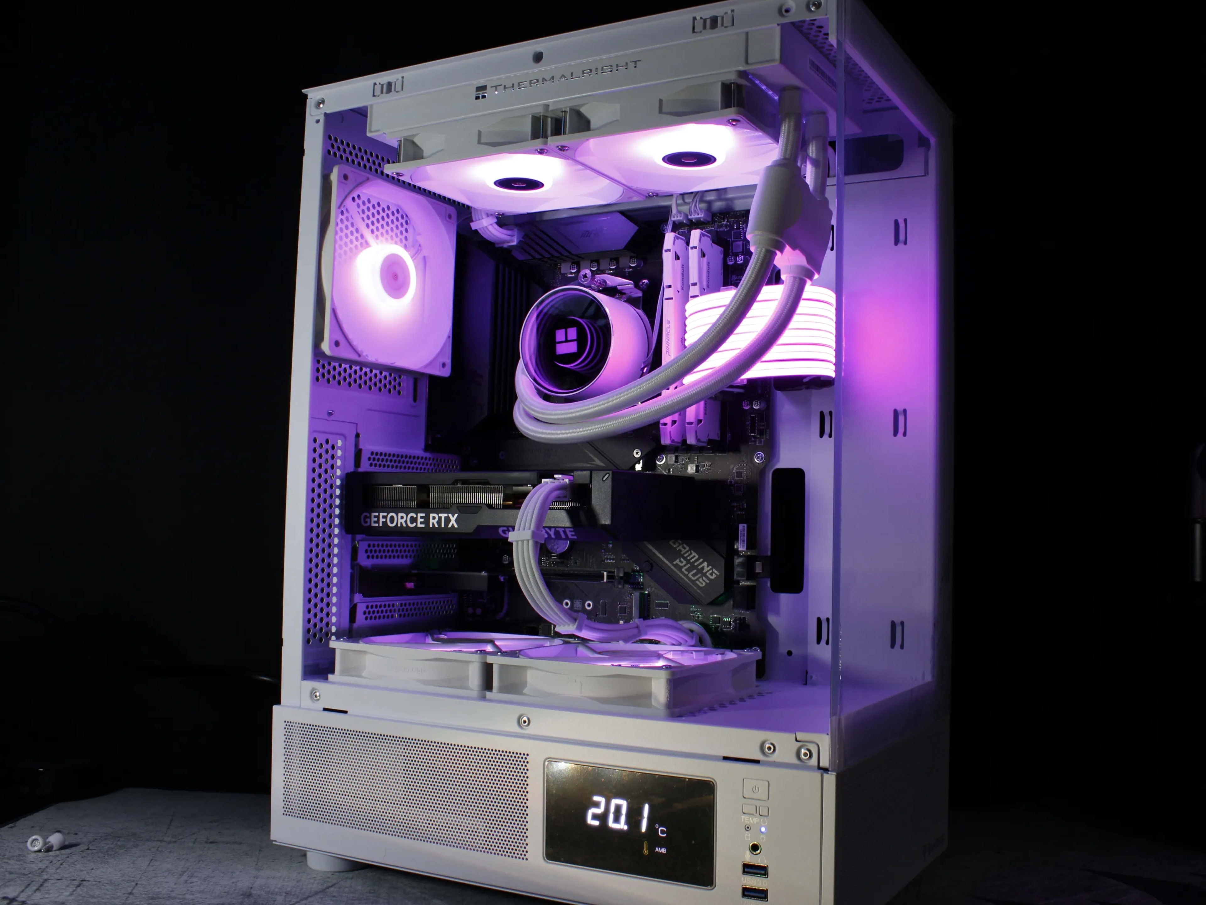 🤍White Gaming PC |RTX 4060 TI|Ryzen 7|1TB SSD| | Jawa
