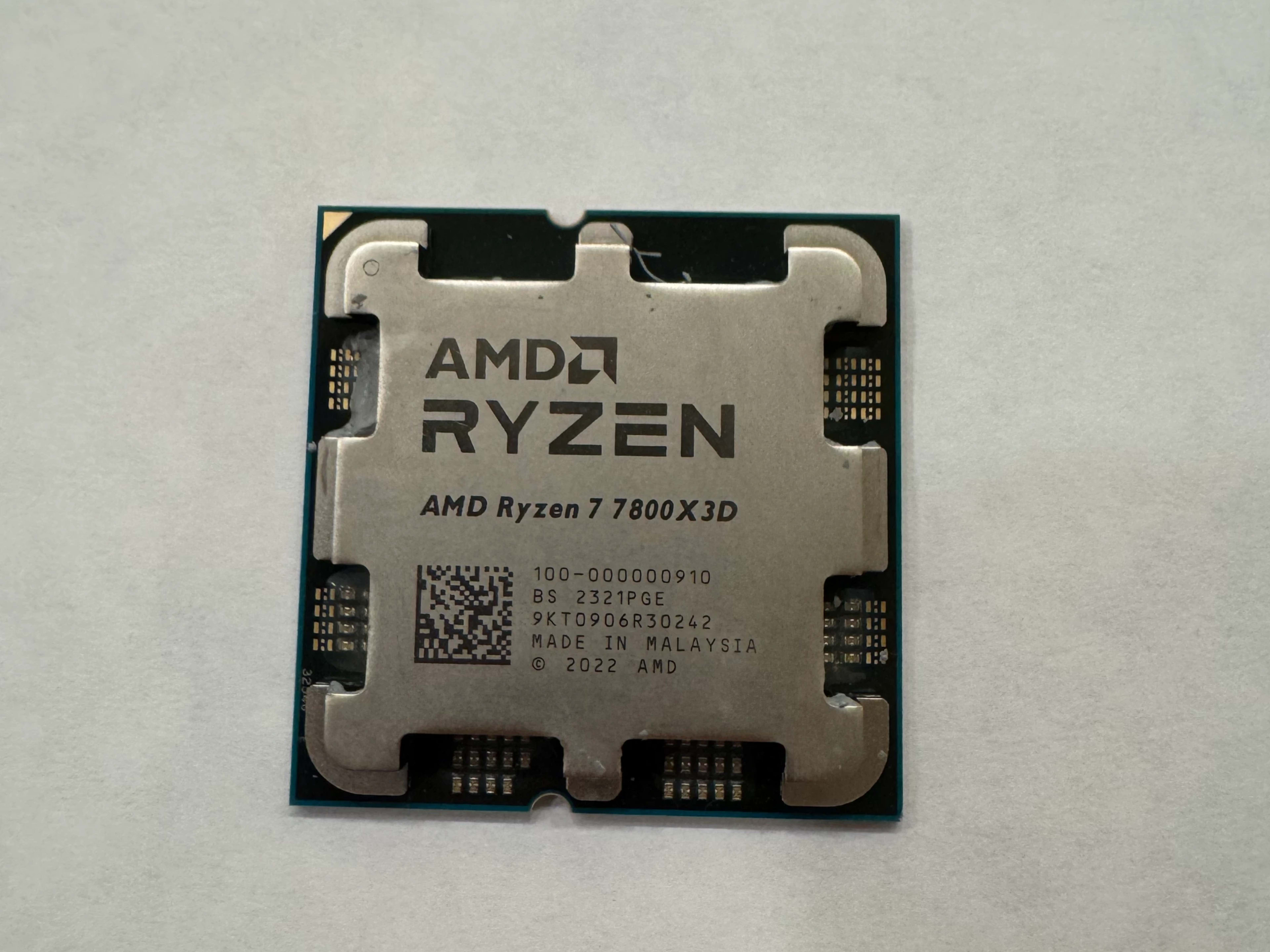 新品 バルク AMD Ryzen 7 7800X3D AM5 CPU AMD Ryzen 7 7800X3D 4.2GHz 8-Cores 16-Threads Socket AM5 CPU