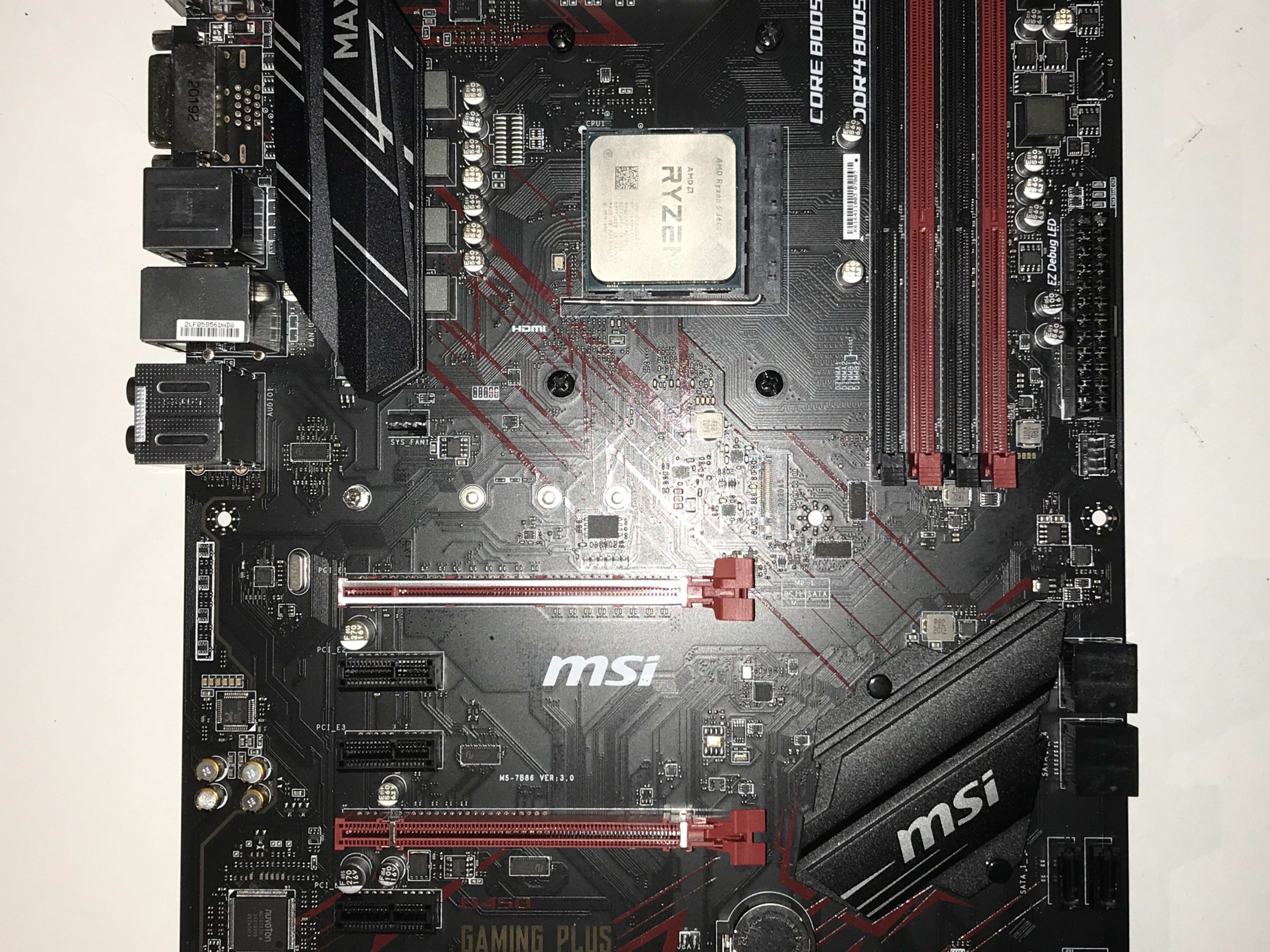 COMBO* RYZEN 5 3600 & MSI B450 Gaming AM4 Motherboard | Jawa