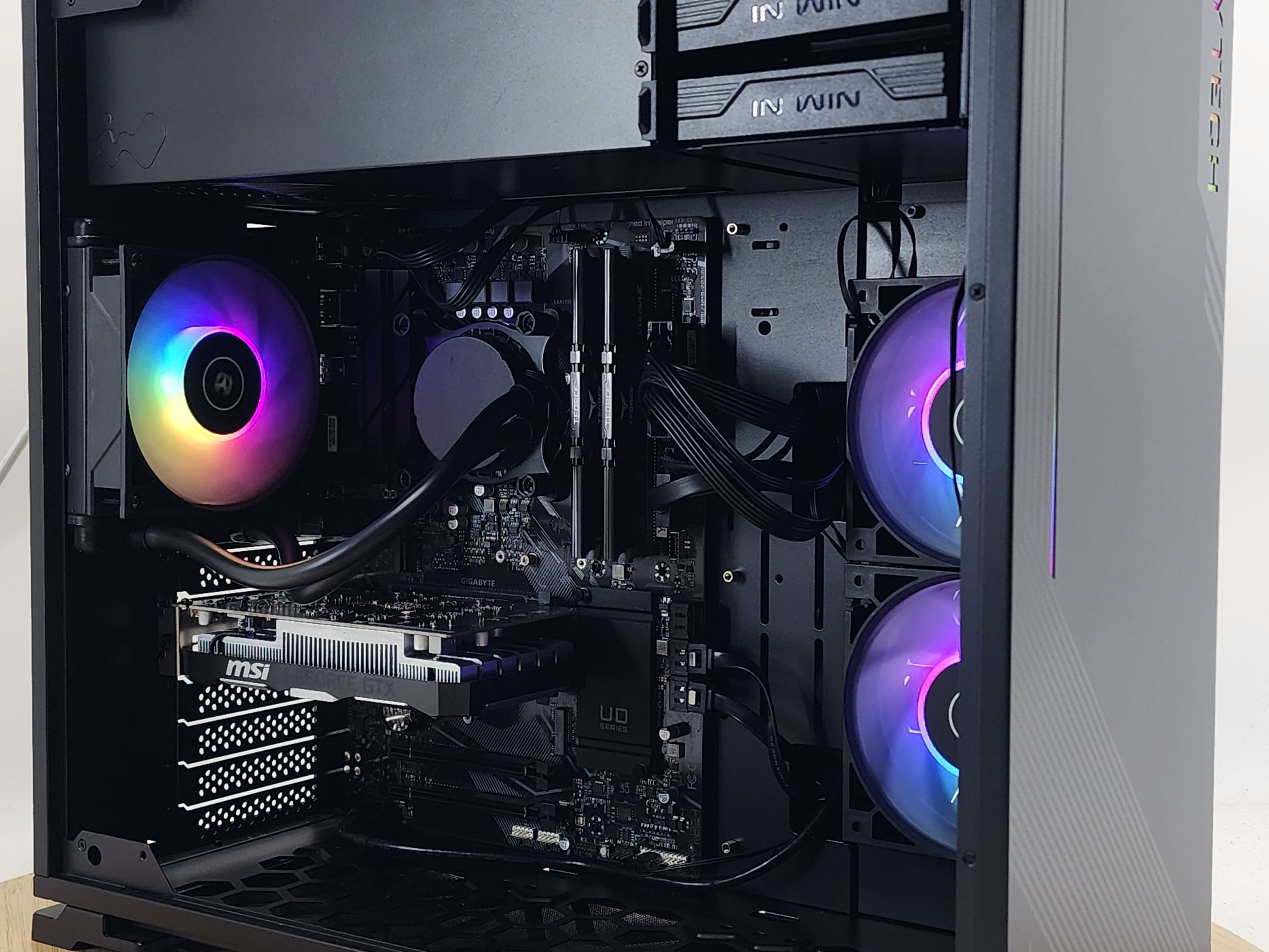 №119、スリムPC、Win11、i3、GTX1050、M16、SSD Gaming PC i3-10100F 16GB RAM 240GB SSD + 1TB HDD GTX 1650