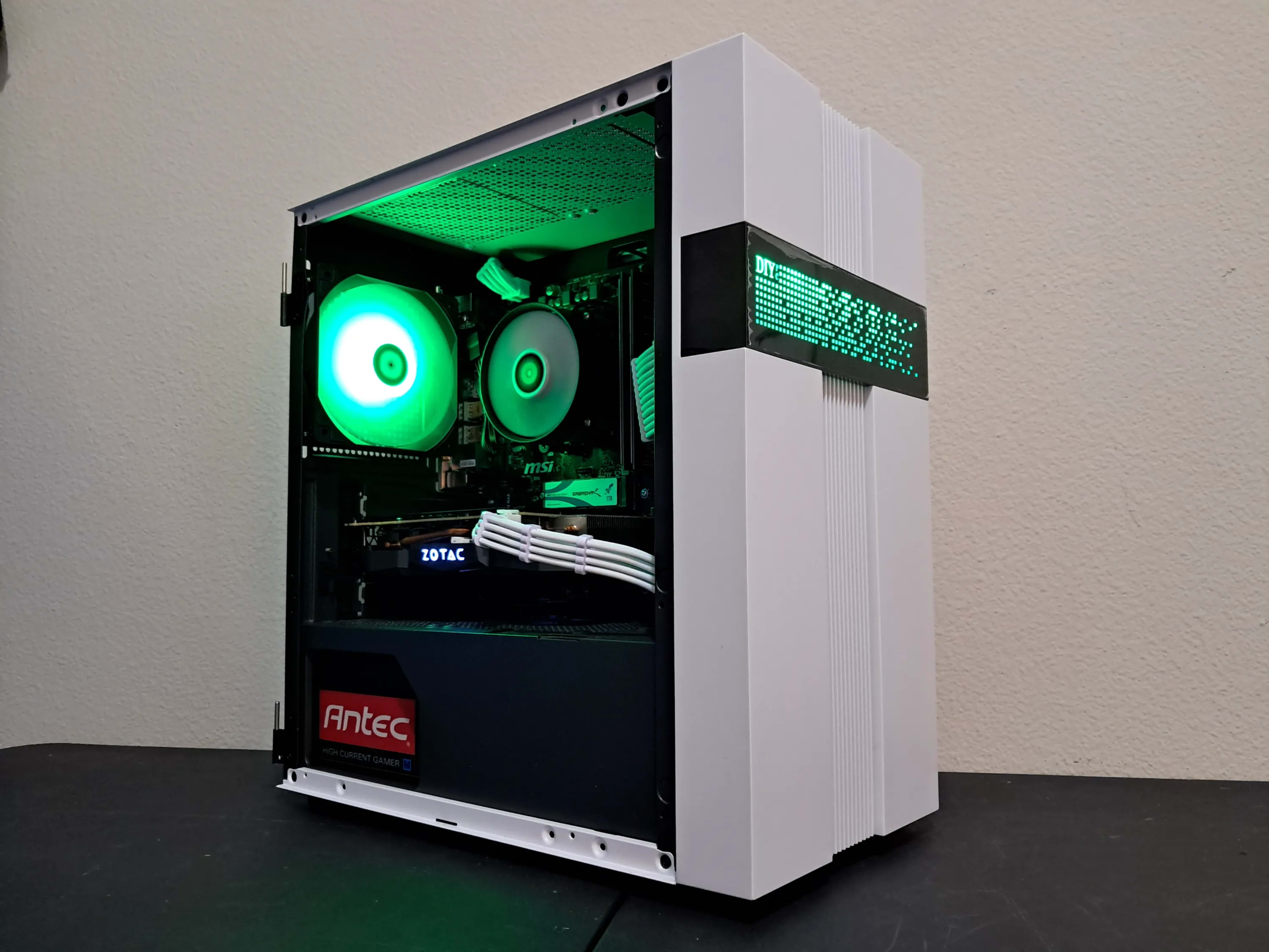 🔴⬜ Aesthetic Gaming PC ⬜🔴Nvidia GTX 1070 Ti | Ryzen 5