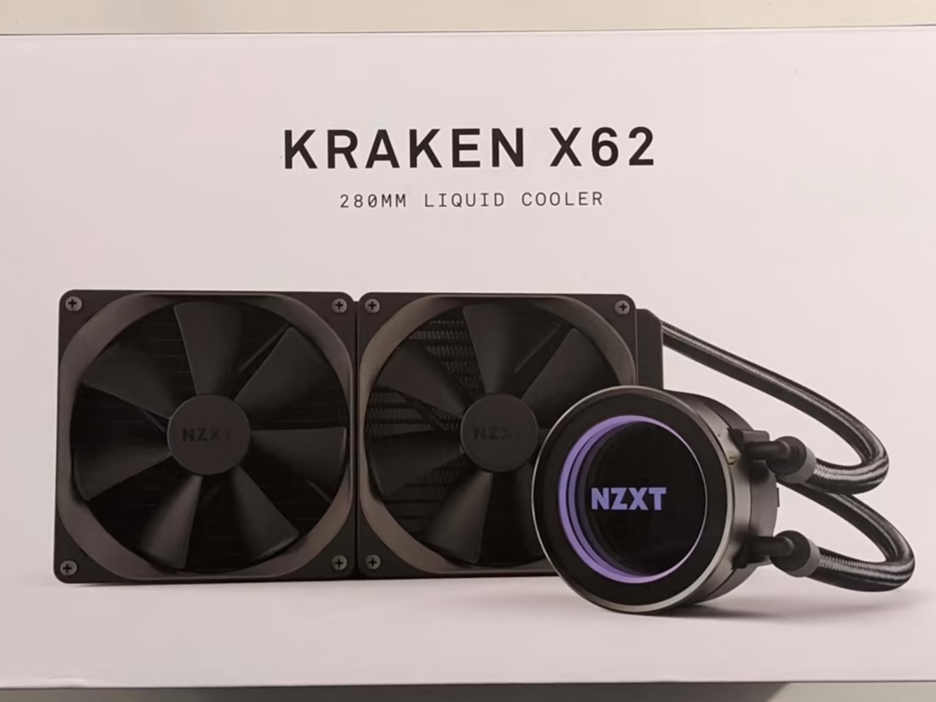 NZXT Kraken X62 280mm -RL-KRX62-02 -AIO RGB CPU Liquid