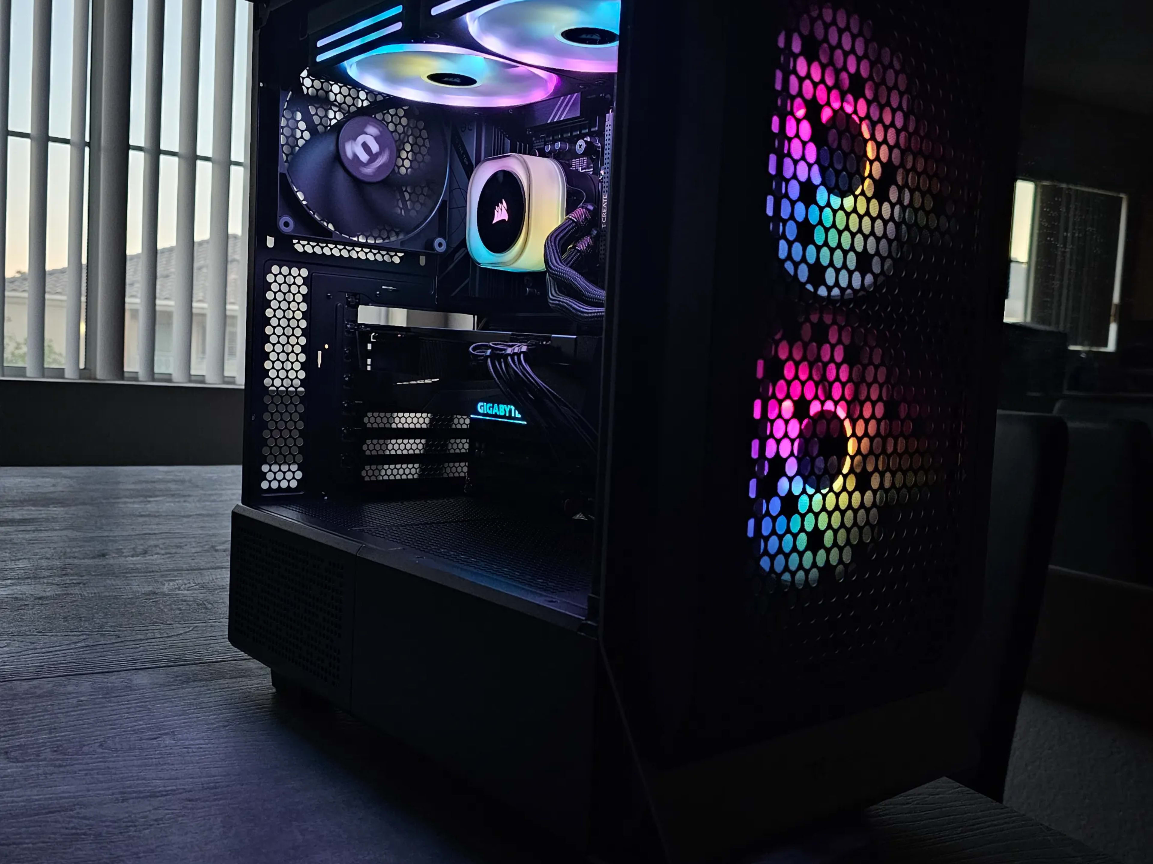 🍇🫐 Liquid Cooled Gaming PC◼️AMD RX 7800 XT 16GB◼️AMD