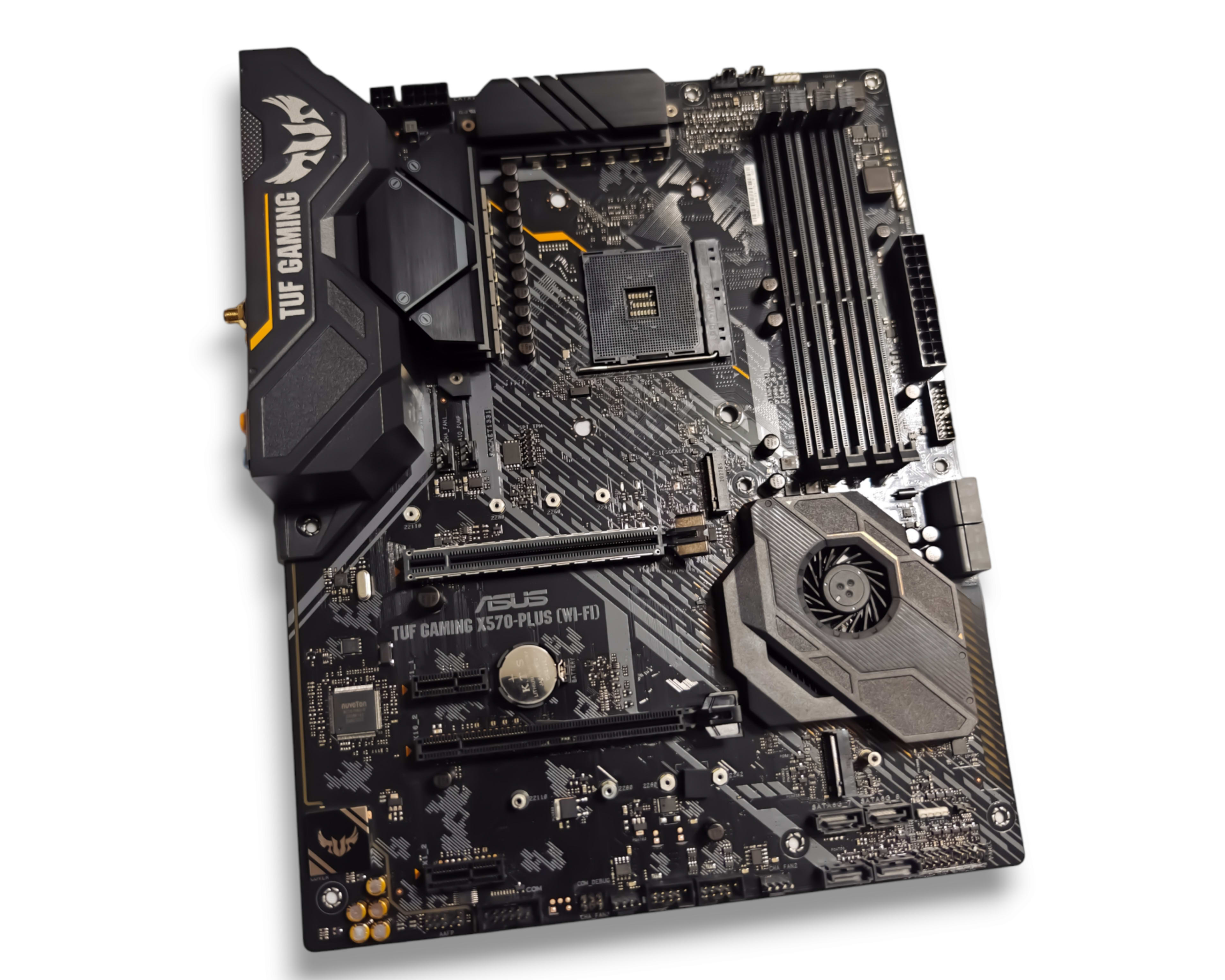 ASUS TUF GAMING X570-PLUS Motherboard, Wi-Fi, Socket AM4, USB-C Gen2 AMD