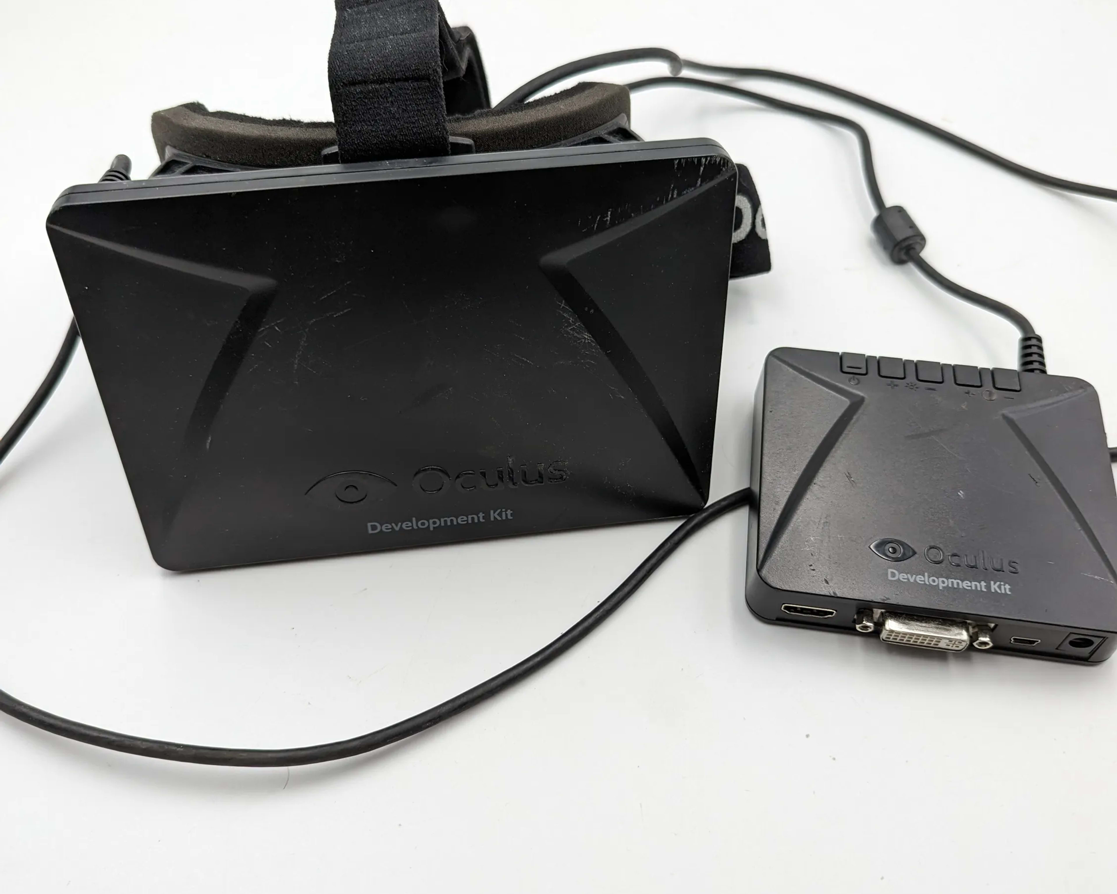 Oculus Dev Kit headset.