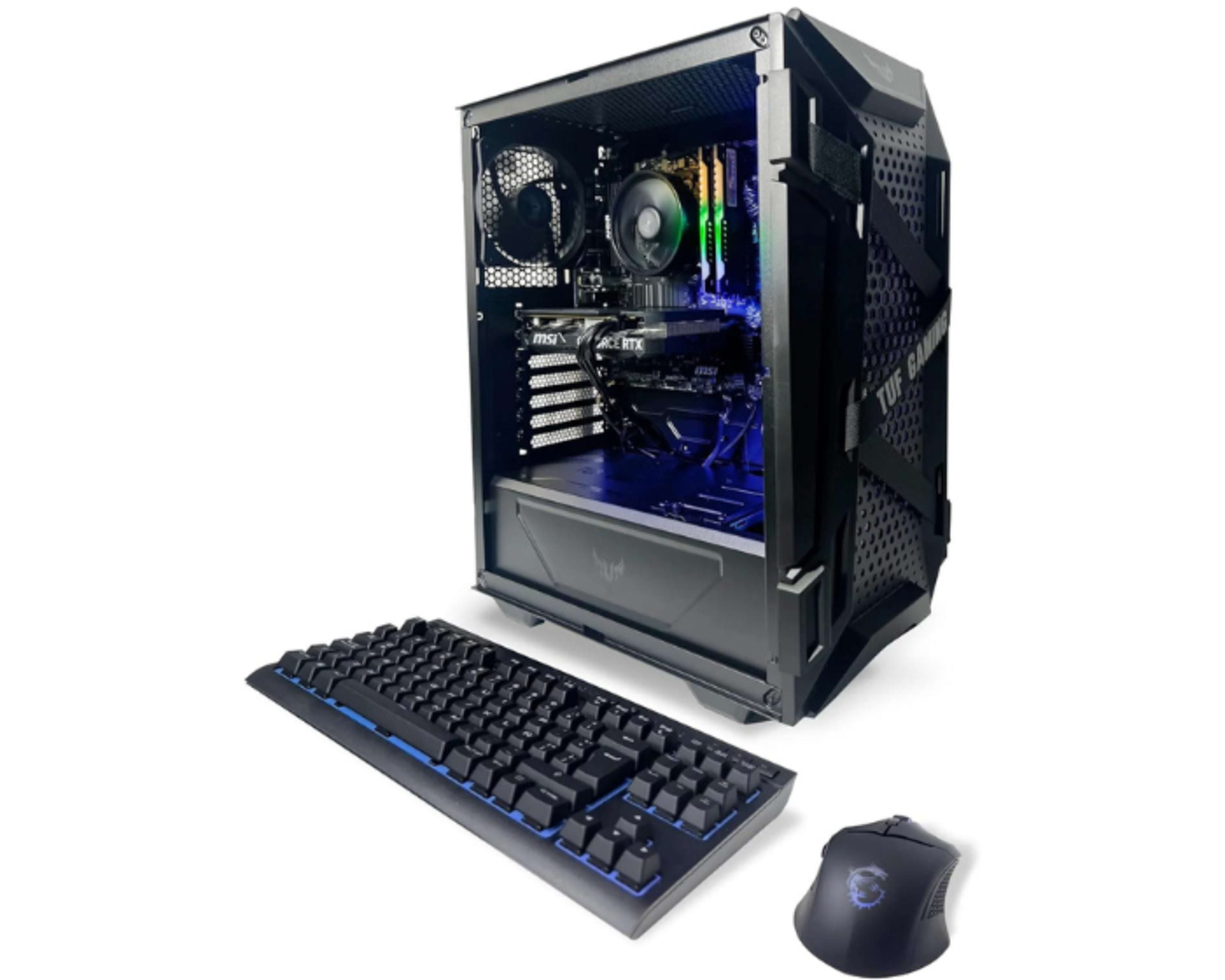 PC Desktop RYZEN 5 5600X | 16GB RAM | 1TB SSD | RTX 4060 TI | Windows 11 Home | WiFi | Bluetooth