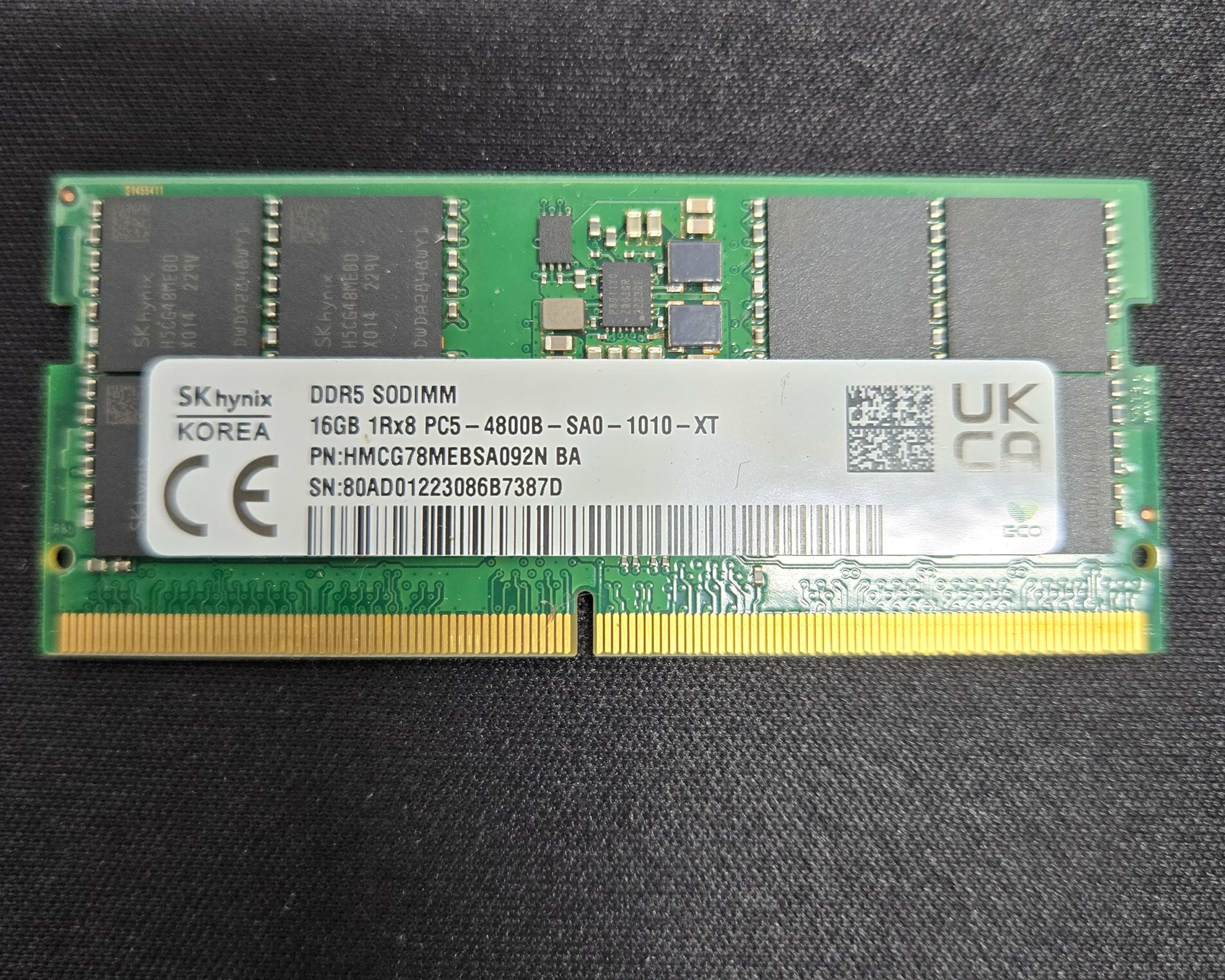 SK Hynix DDR5 SODIMM - 16gb